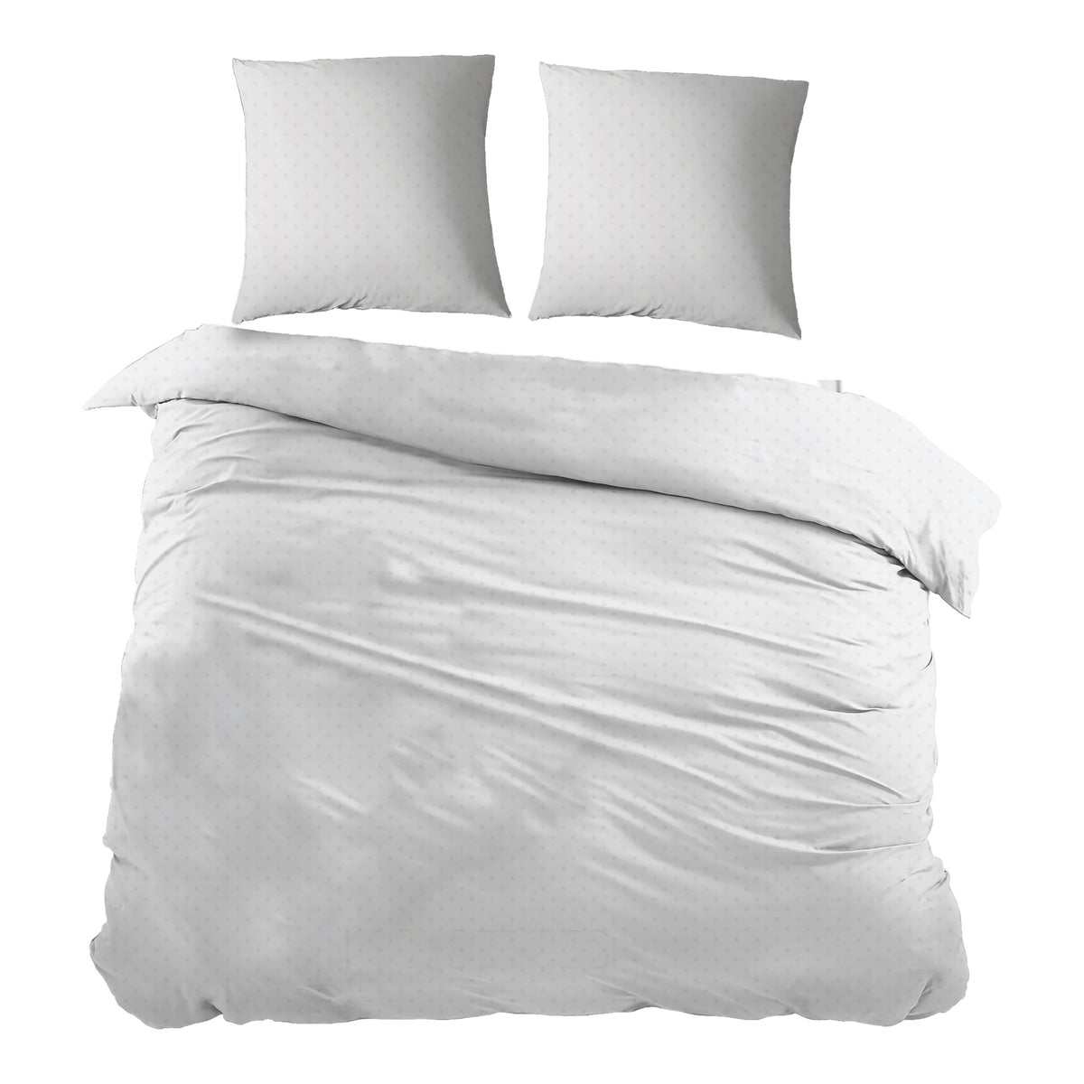 Sleepnight dekbedovertrek percale Noisettes blanc