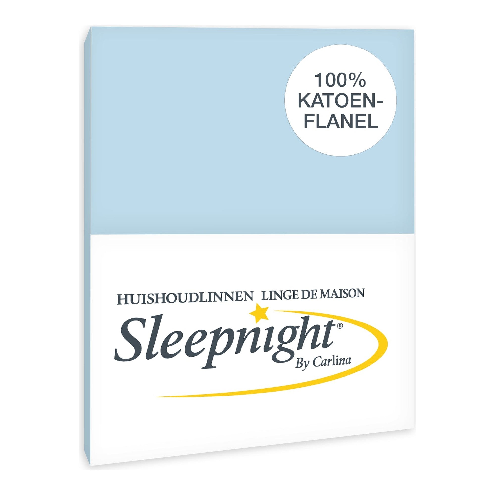 Sleepnight kussensloop flanel Hemelsblauw
