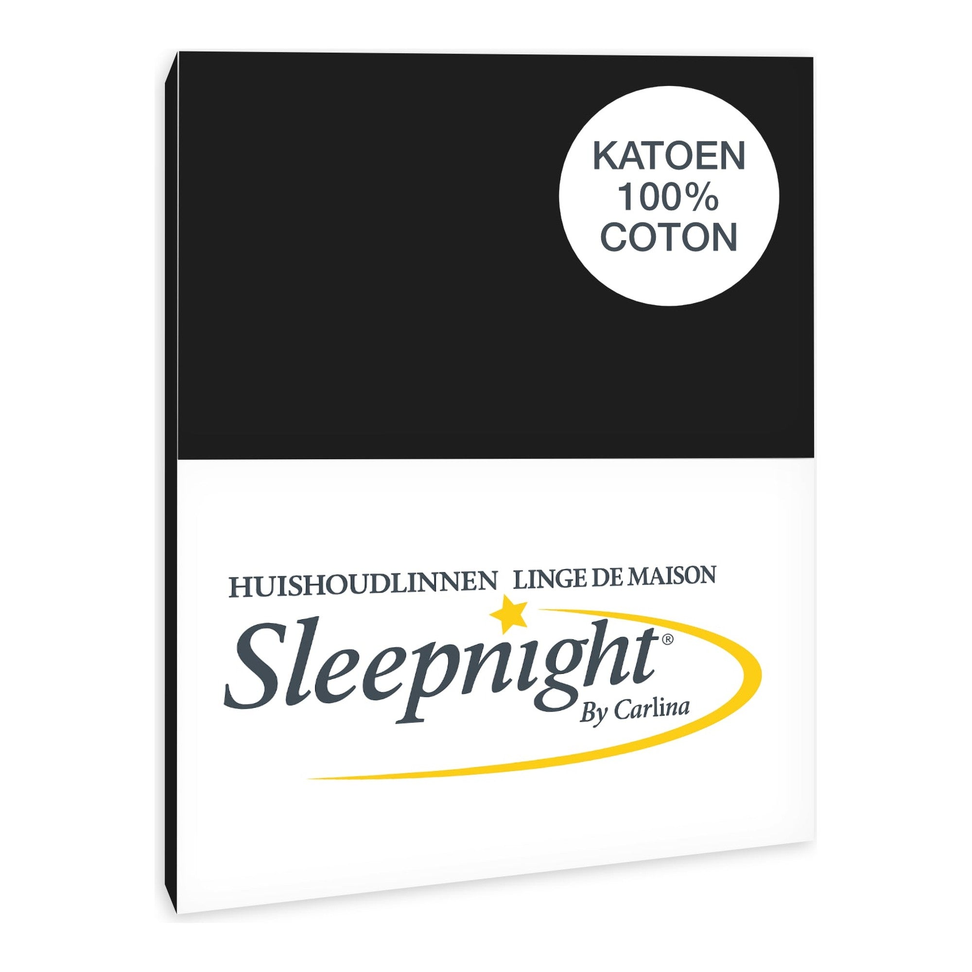 Sleepnight kussensloop katoen zwart