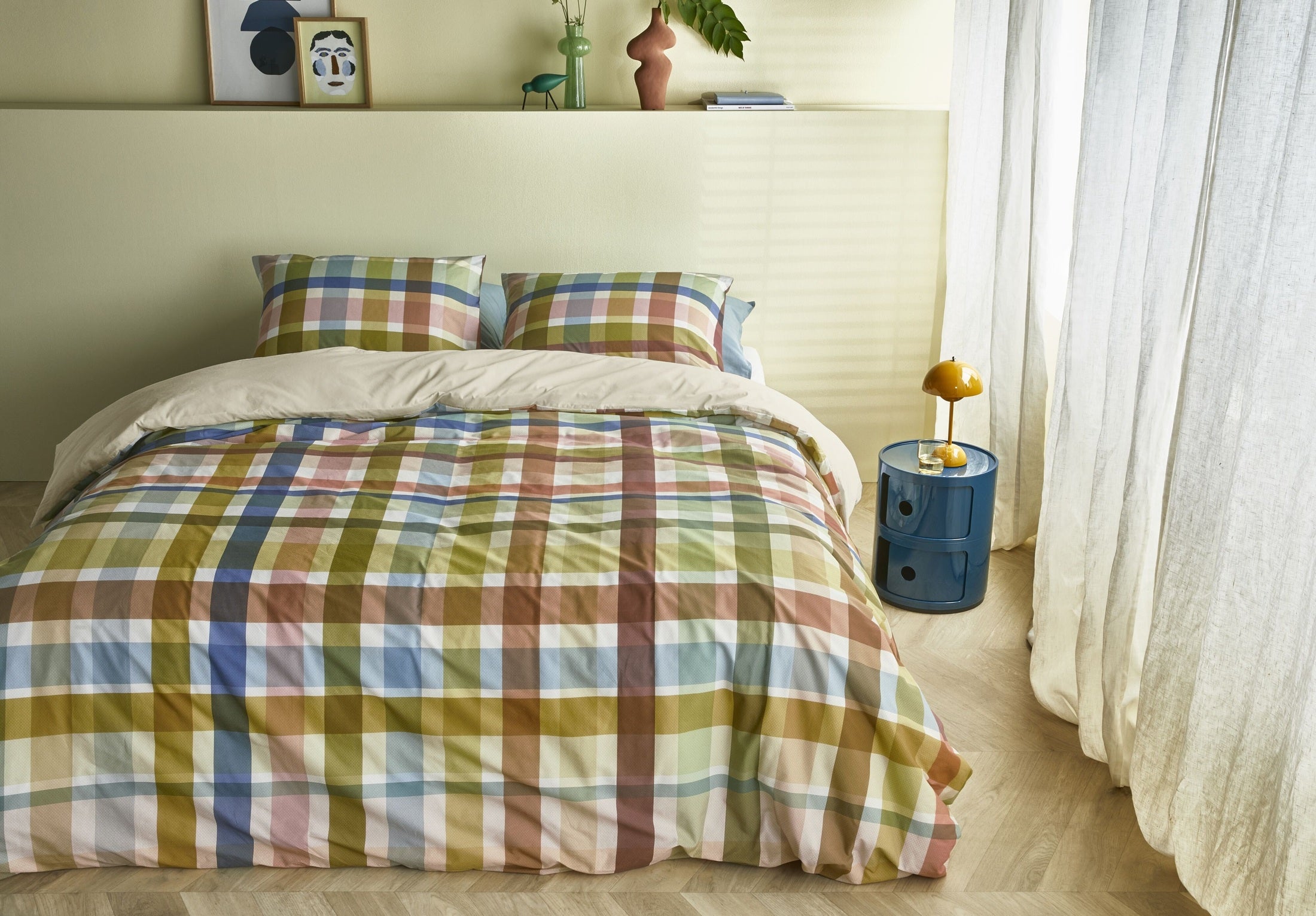 Beddinghouse Dekbedovertrek Katoen Taim - Multi