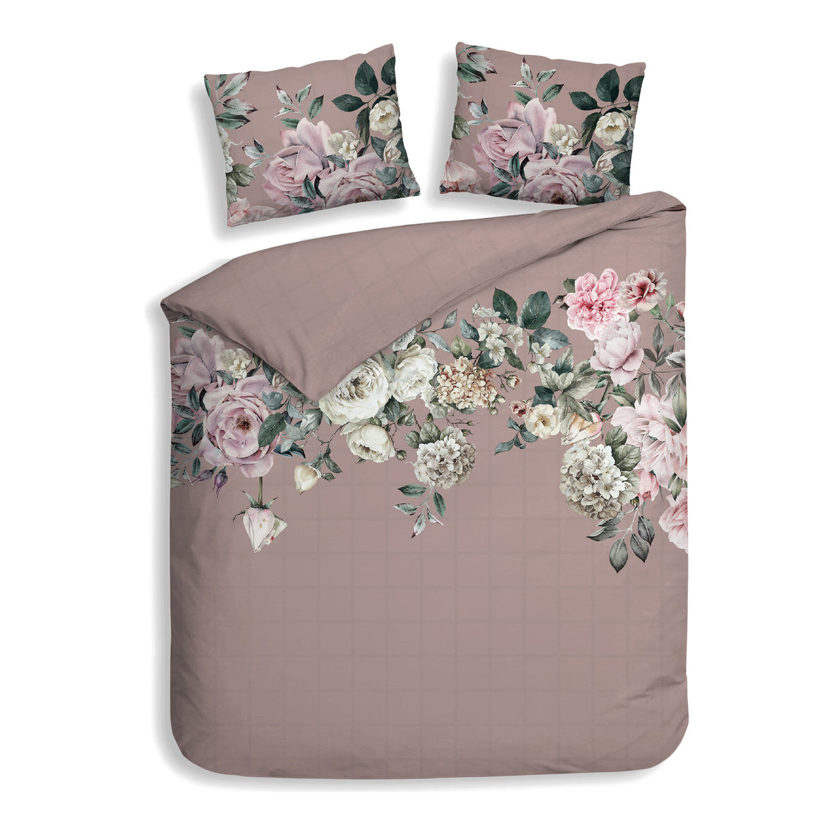 Heckettlane Dekbedovertrek Satijn London Shady Pink