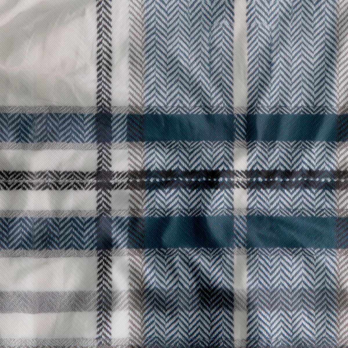 Heckettlane Dekbedovertrek Katoen Twill Zermatt Jeans Blue