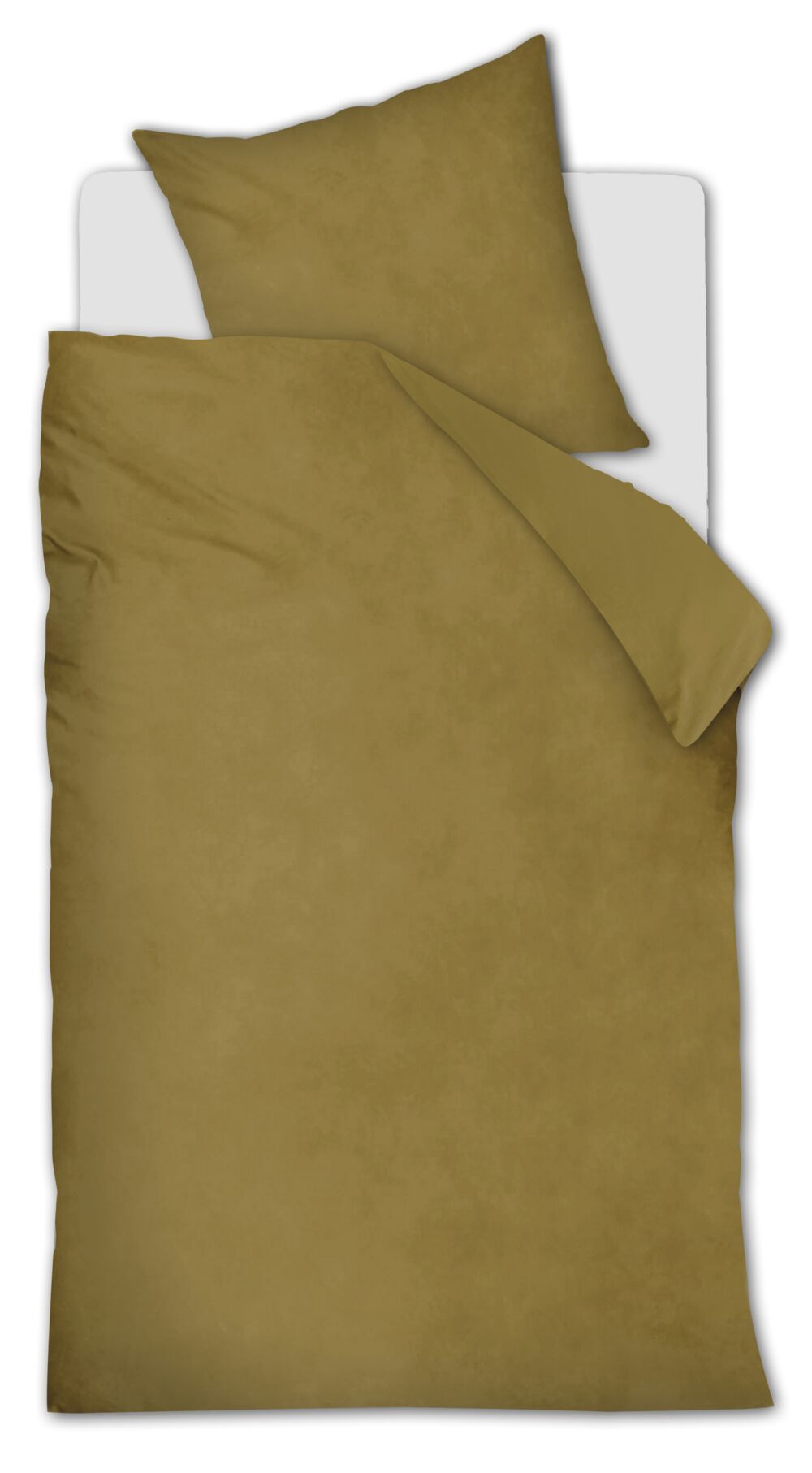 Ambiante Dekbedovertrek Velvet Oker