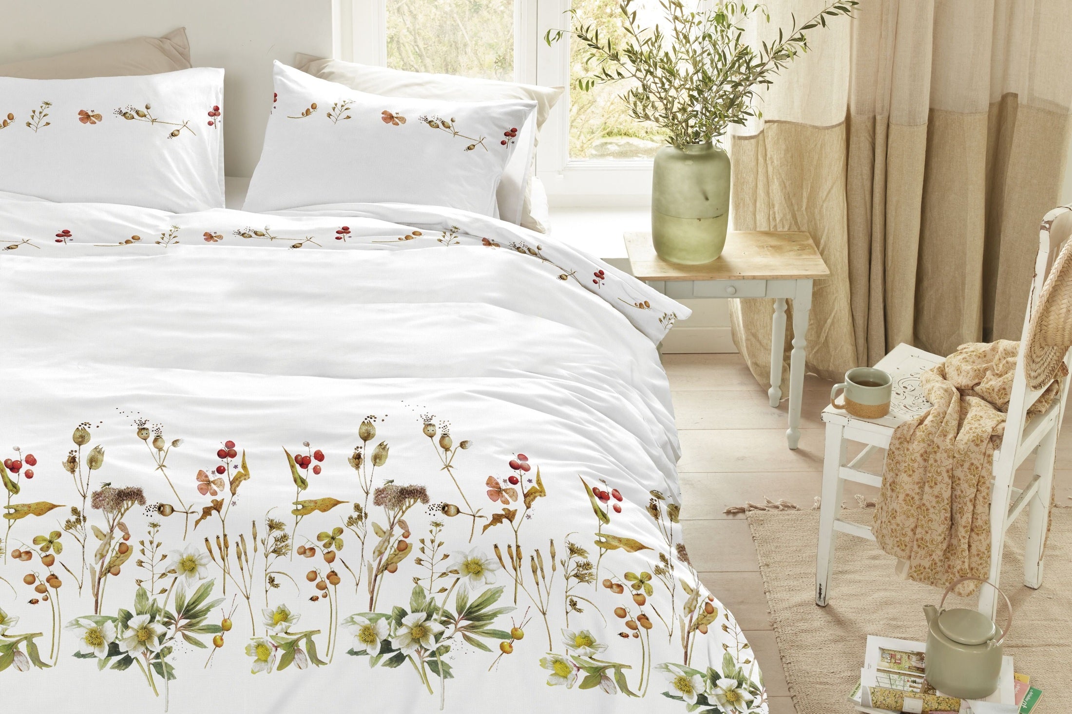 Marjolein Bastin Dekbedovertrek Flanel Winter Tale Multi