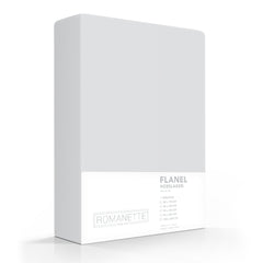 Romanette Hoeslaken Flanel Silver