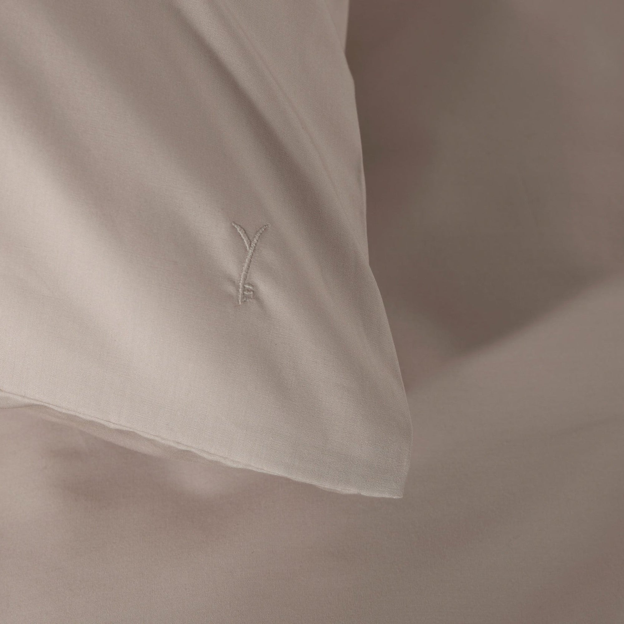 Yellow dekbedovertrek Suite Mumbai Dollar Sand katoen percale