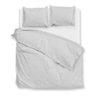 Zo Home dekbedovertrek flanel Flanella di Lino Dove Grey