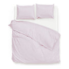 Zo Home dekbedovertrek Lino Grey Lilac katoen
