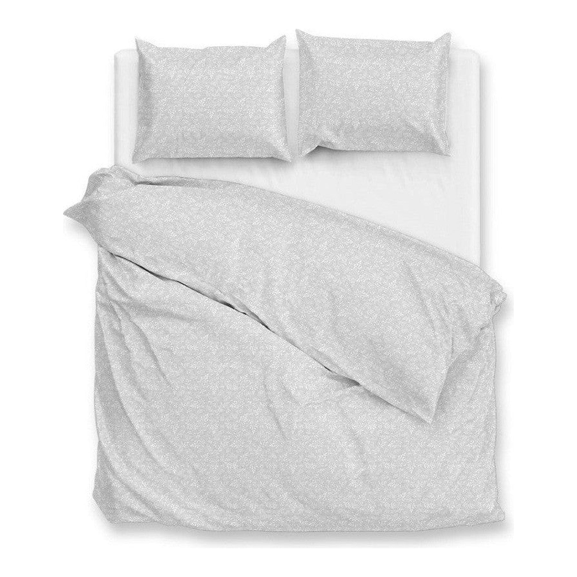 Zo Home dekbedovertrek katoen Petali di Lino Dove Grey