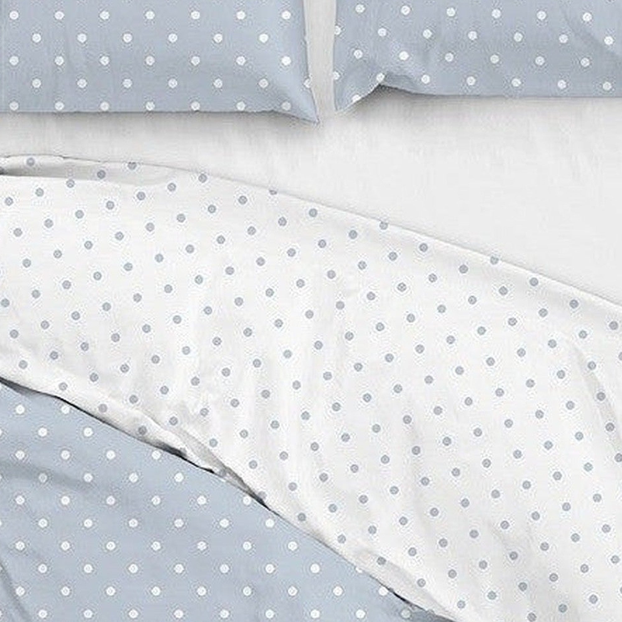 Zo Home dekbedovertrek katoen Punta di Cotone Powder Blue