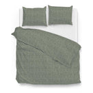 Zo Home dekbedovertrek Lino Army Green katoen
