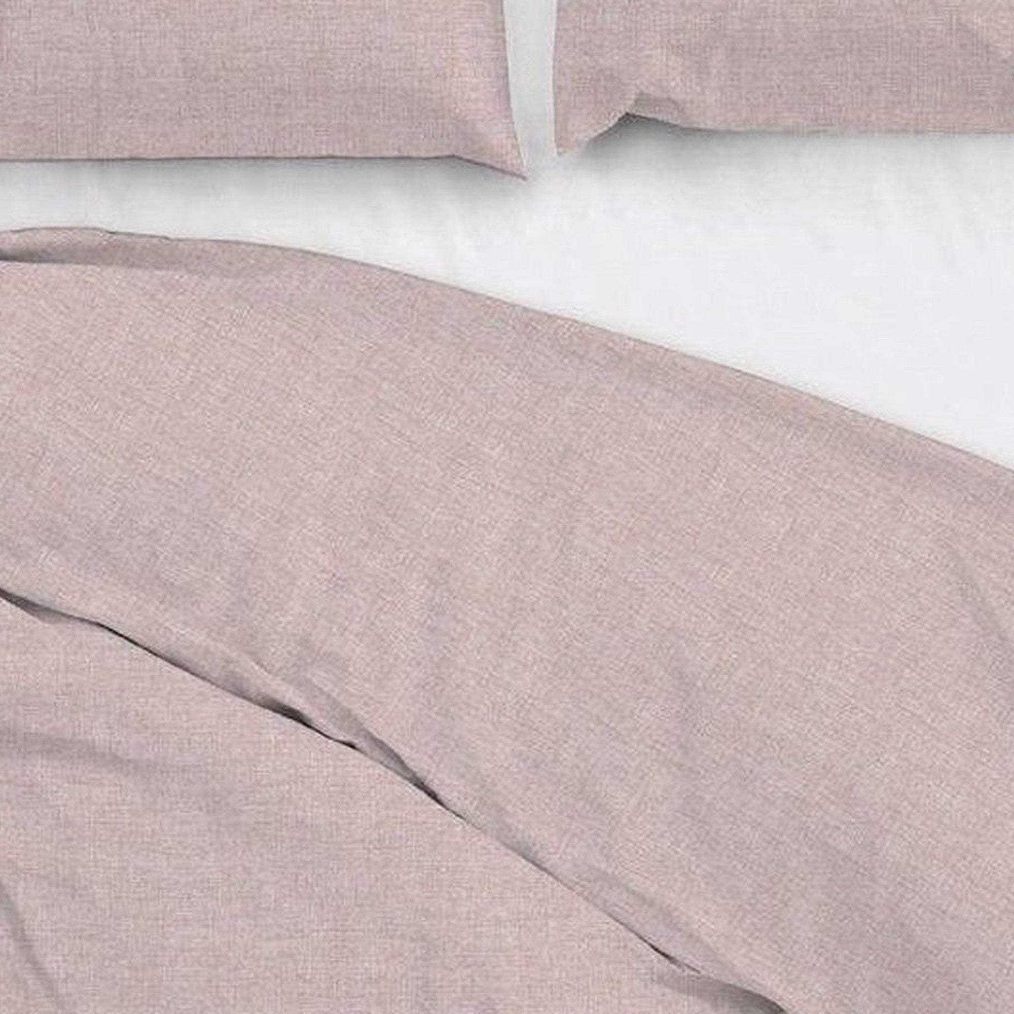 Zo Home dekbedovertrek Lino Shell Nude katoen