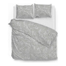 Zo Home dekbedovertrek katoen Paisley di Lino Dove Grey