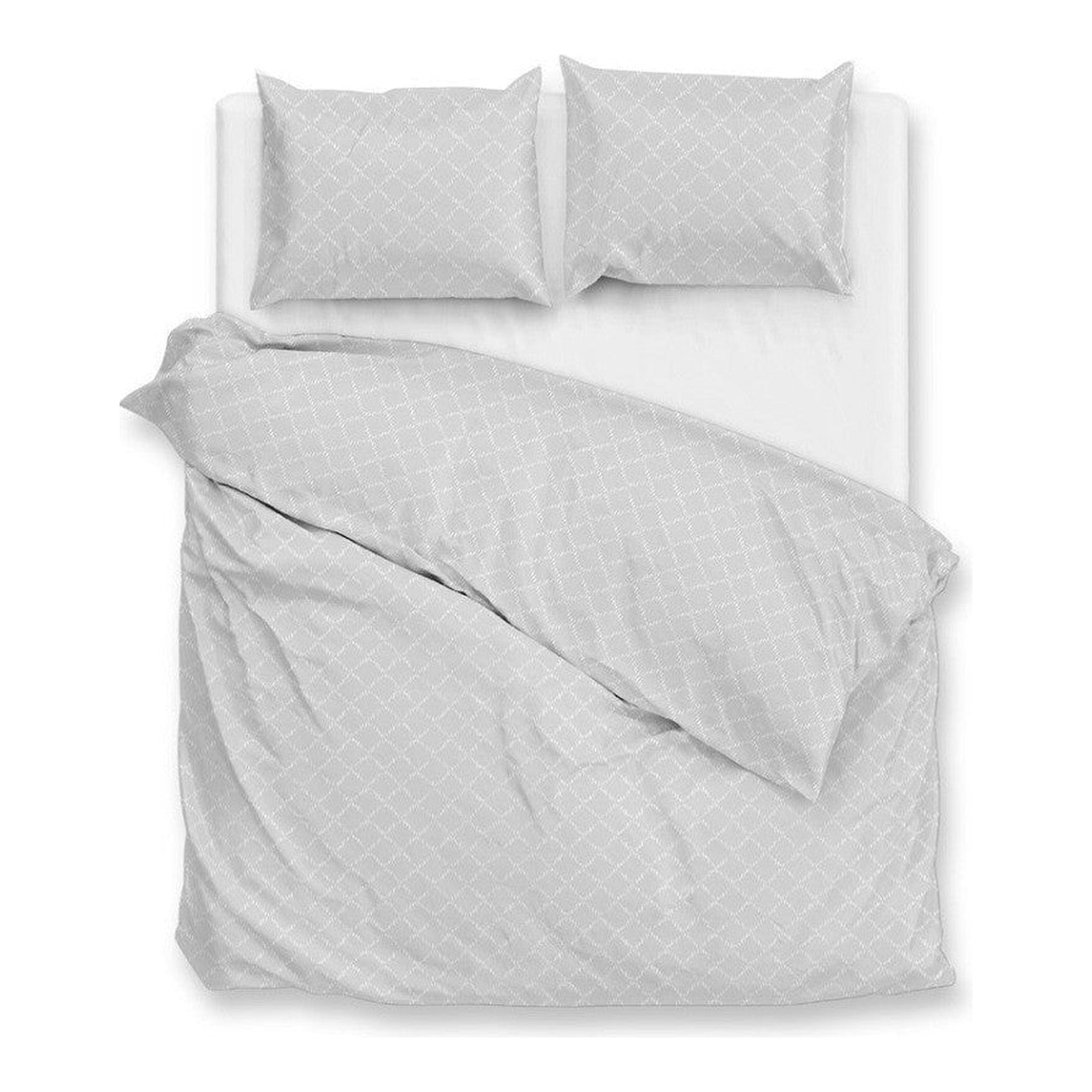 Zo Home dekbedovertrek satijn Linea di Satinado Ash Grey