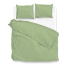 Zo Home dekbedovertrek Satinado Sage Green katoen-satijn