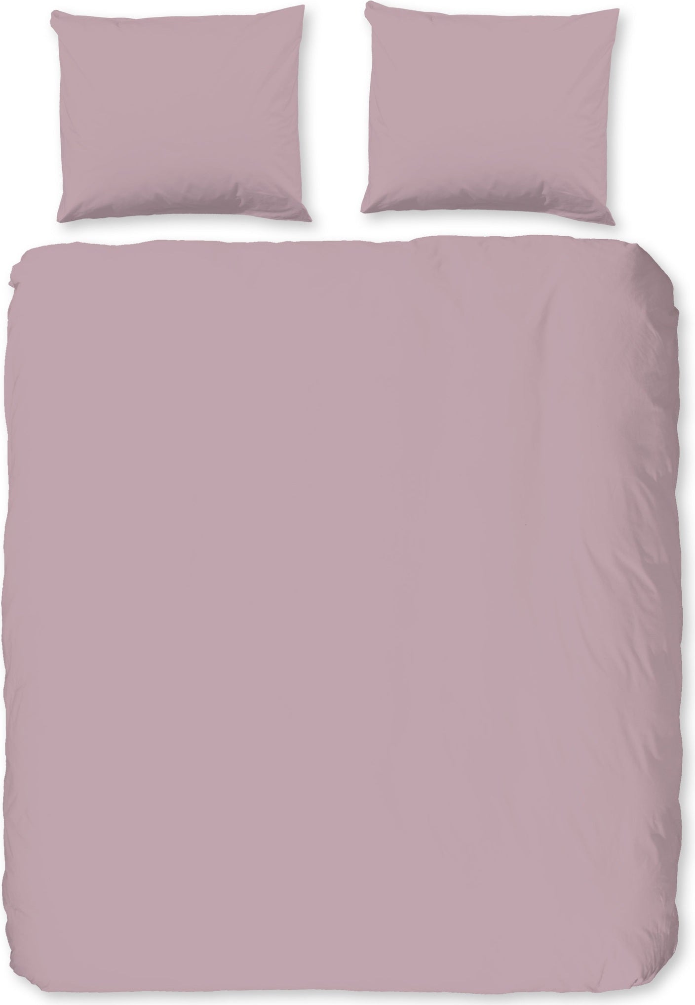 Good Morning Dekbedovertrek Katoen Uni - Soft pink
