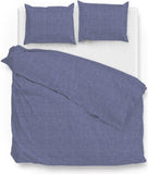 Zo Home dekbedovertrek Lino Bonnet Blue katoen
