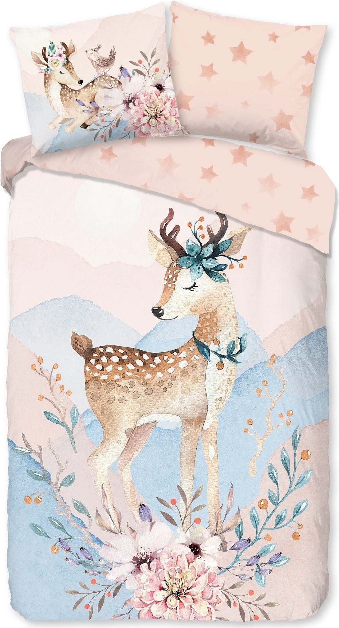 Good Morning Dekbedovertrek Flanel Josy Multi