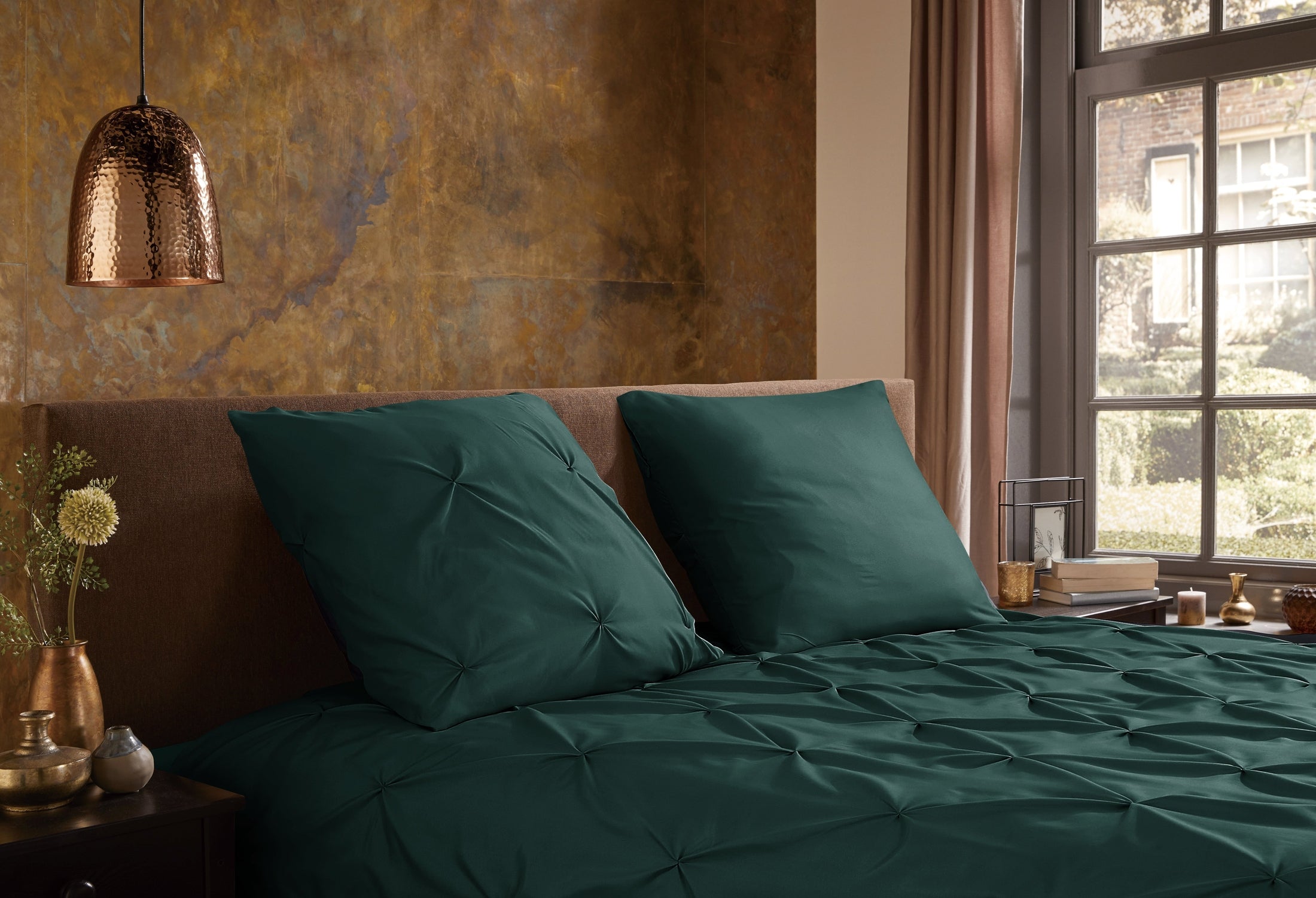 Pure Dekbedovertrek Microfiber Elegance - Dark Green