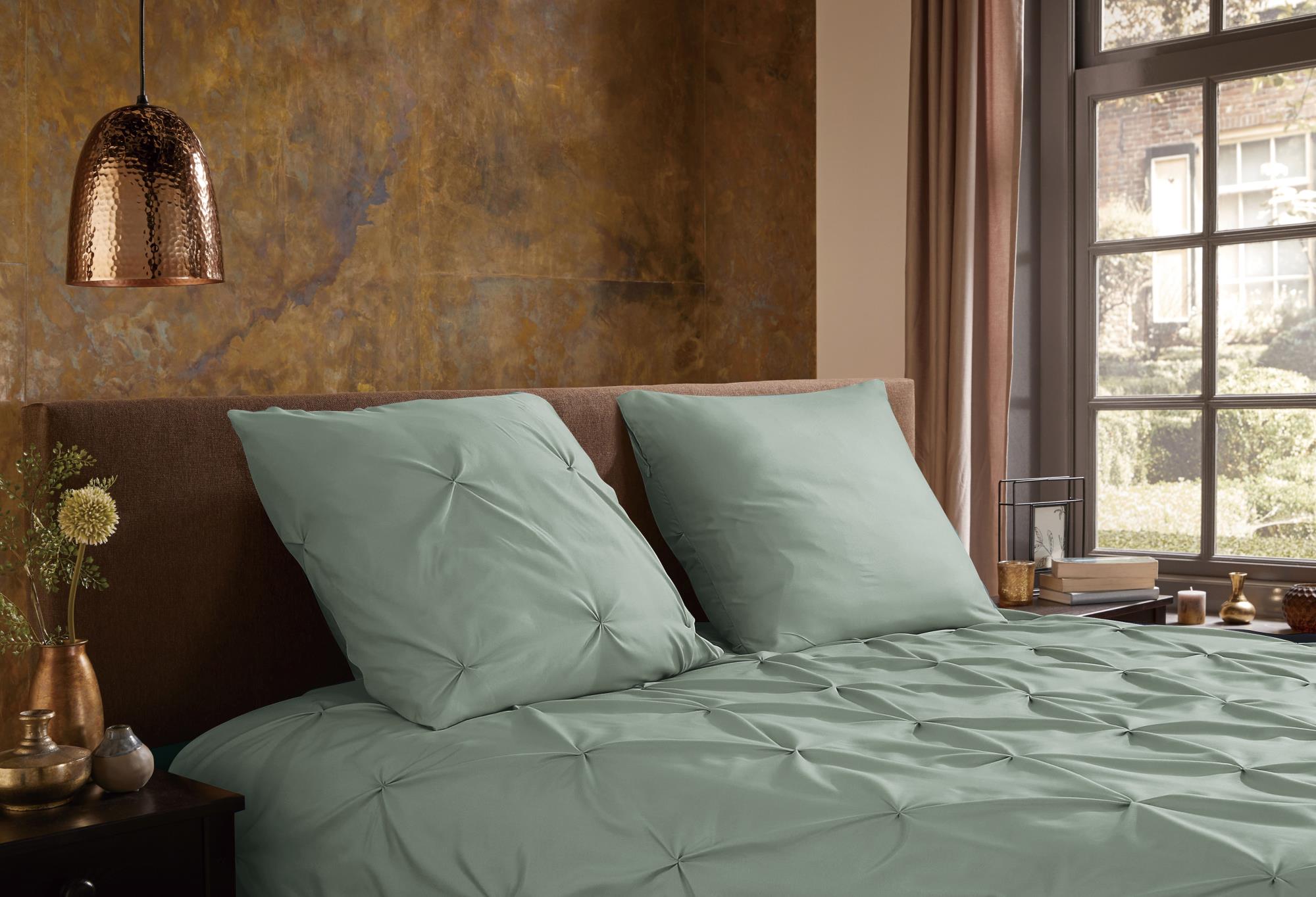 Pure Dekbedovertrek Microfiber Elegance - Light Sage