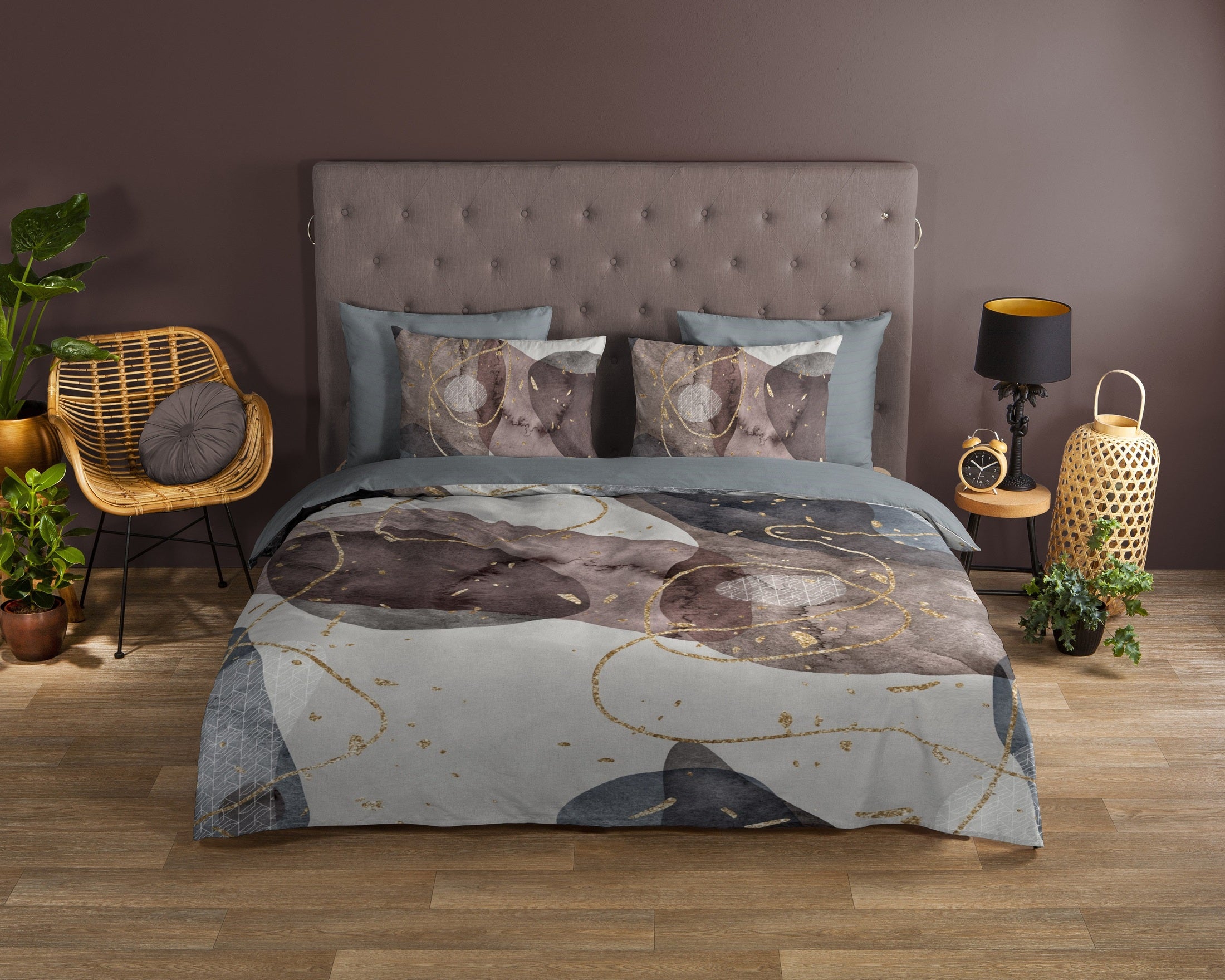 Good Morning Dekbedovertrek Katoen Zayn - Grey