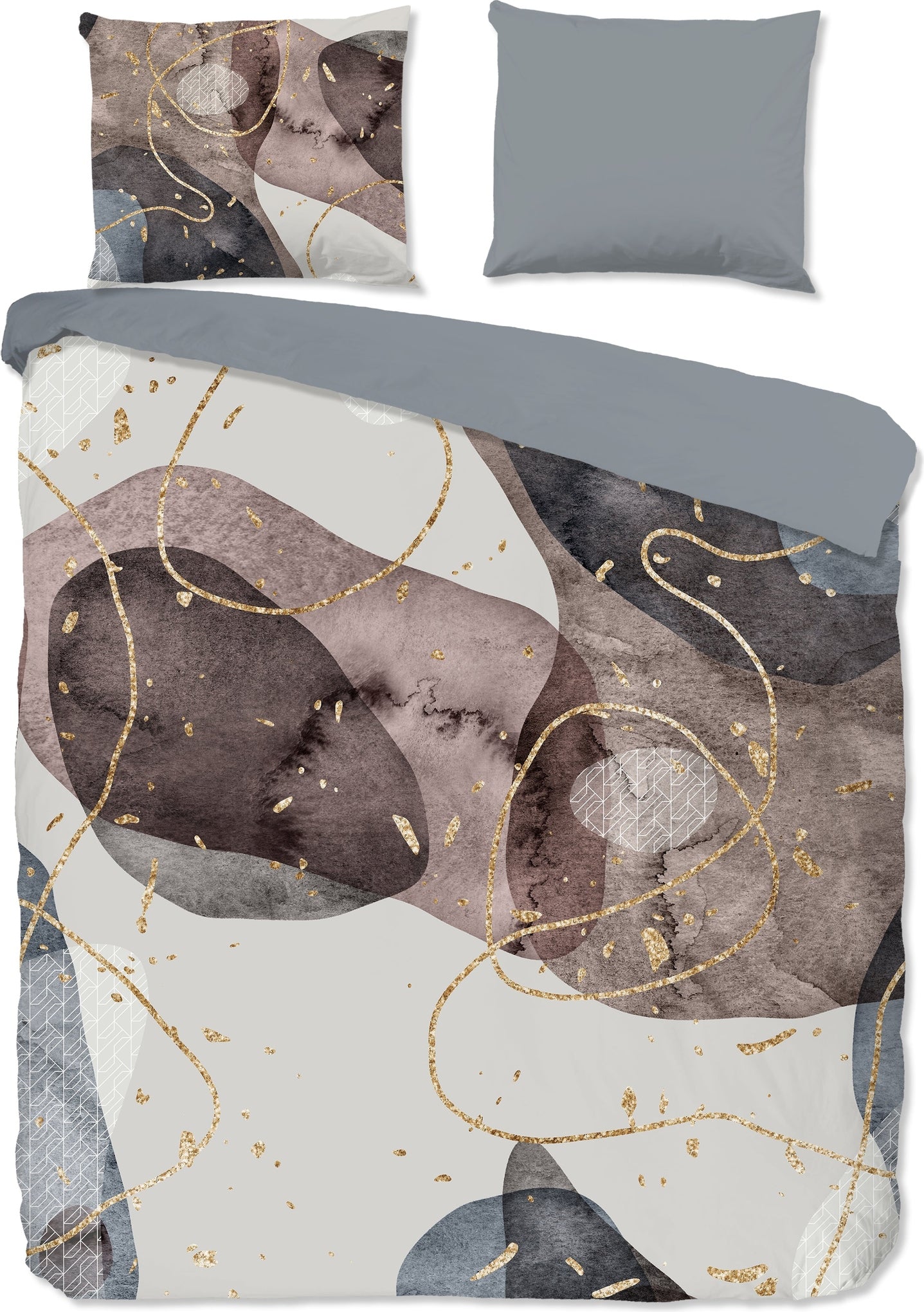 Good Morning Dekbedovertrek Katoen Zayn - Grey