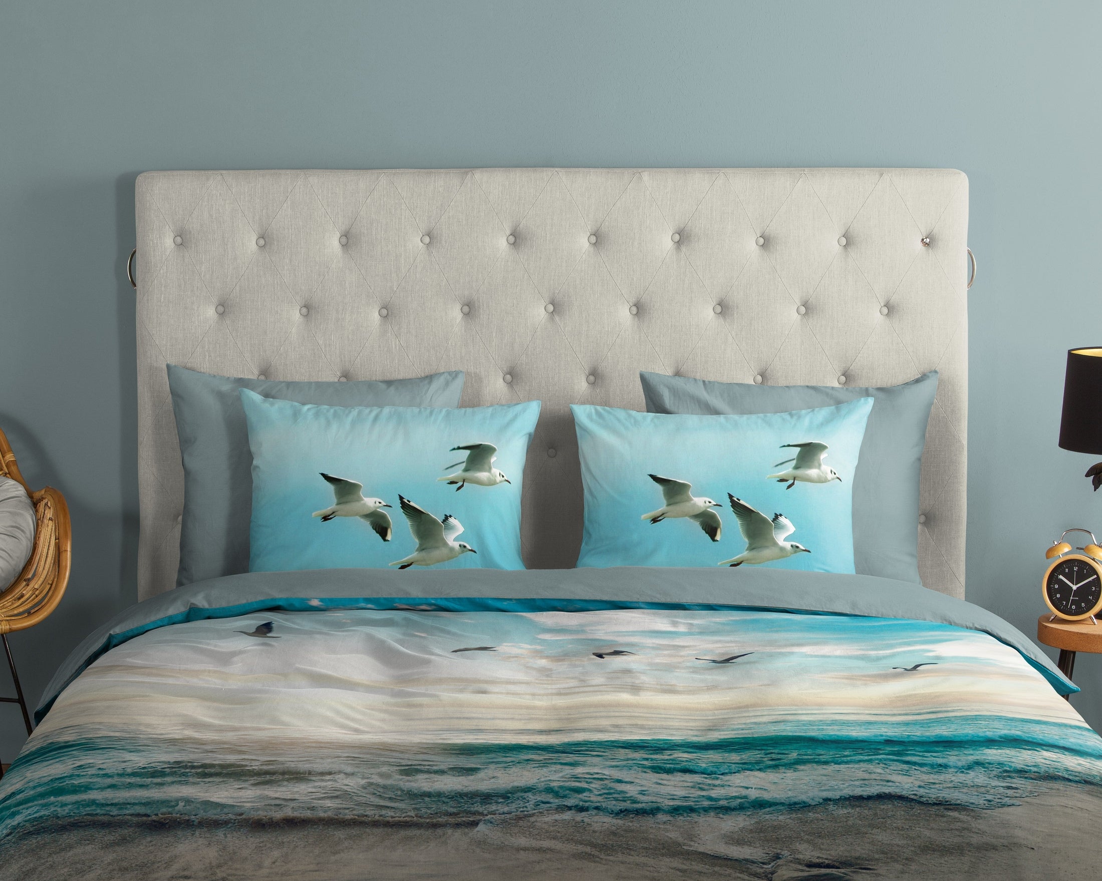 Good Morning Dekbedovertrek Katoen Brisa - Aqua