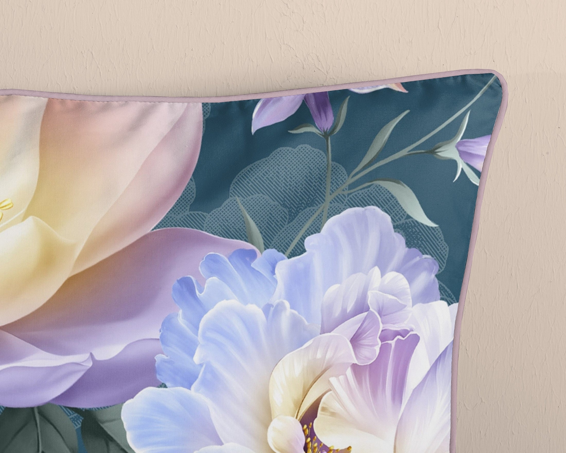 Descanso Dekbedovertrek Satijn Mirery - Petrol