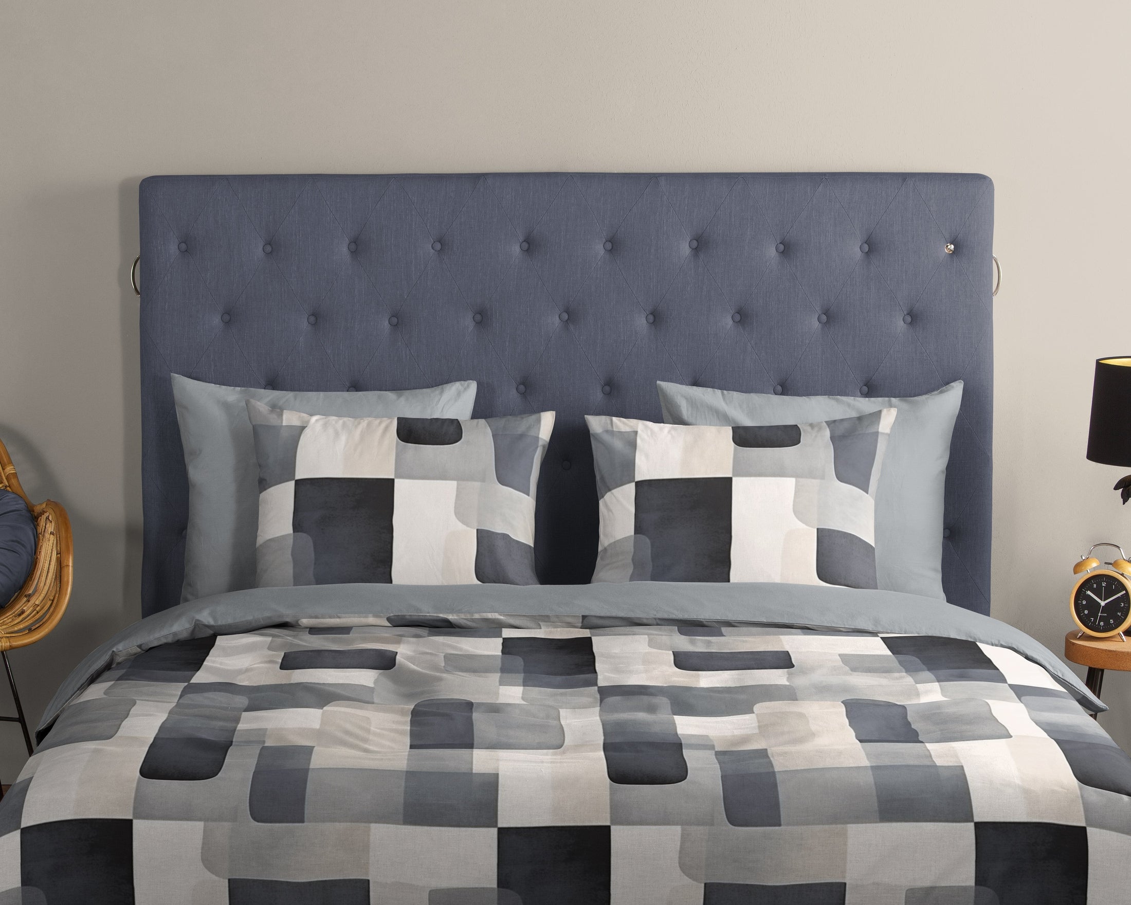 Good Morning Dekbedovertrek Katoen Aiden - Blue