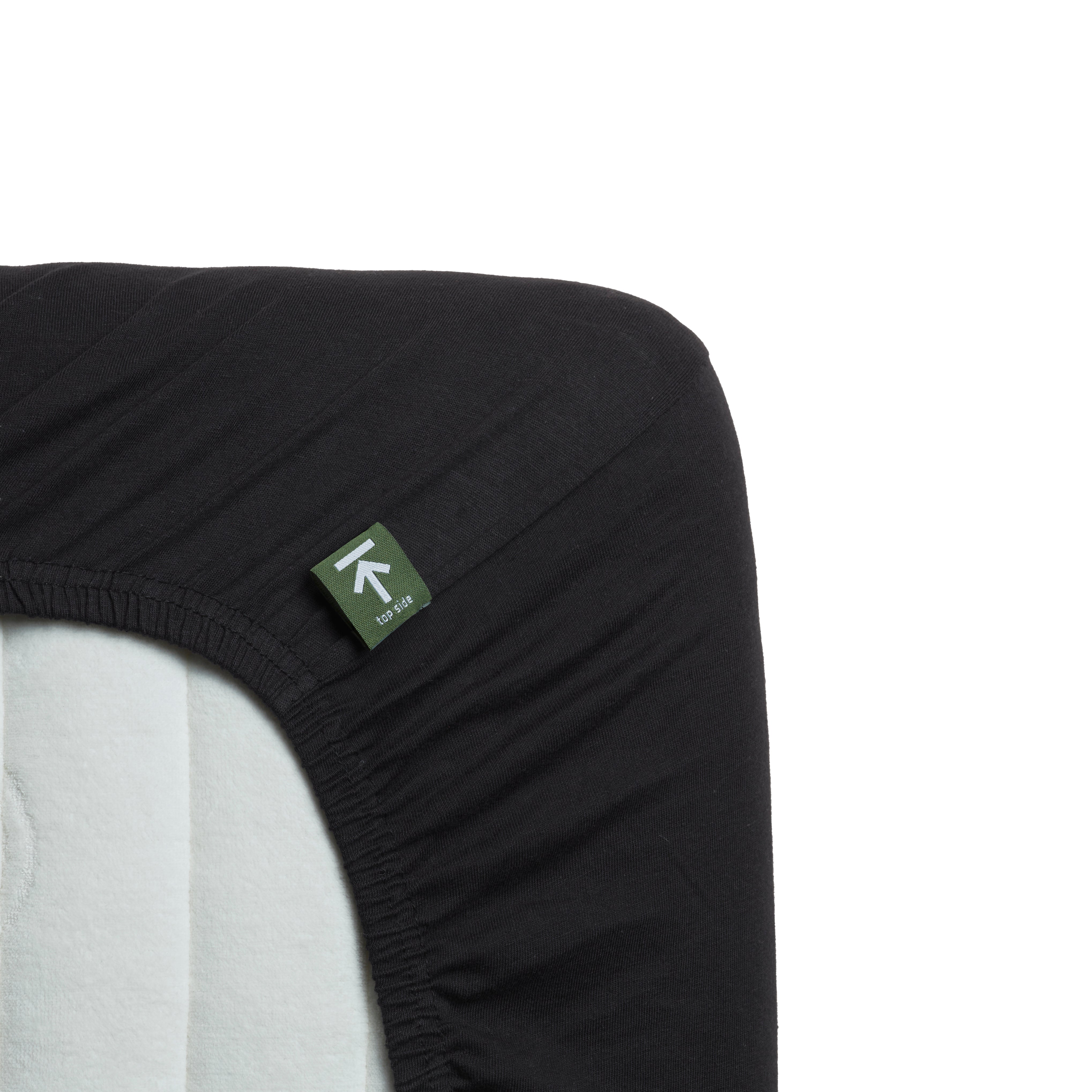 Beddinghouse split topper hoeslaken jersey Zwart #maat_180 x 200/220 cm