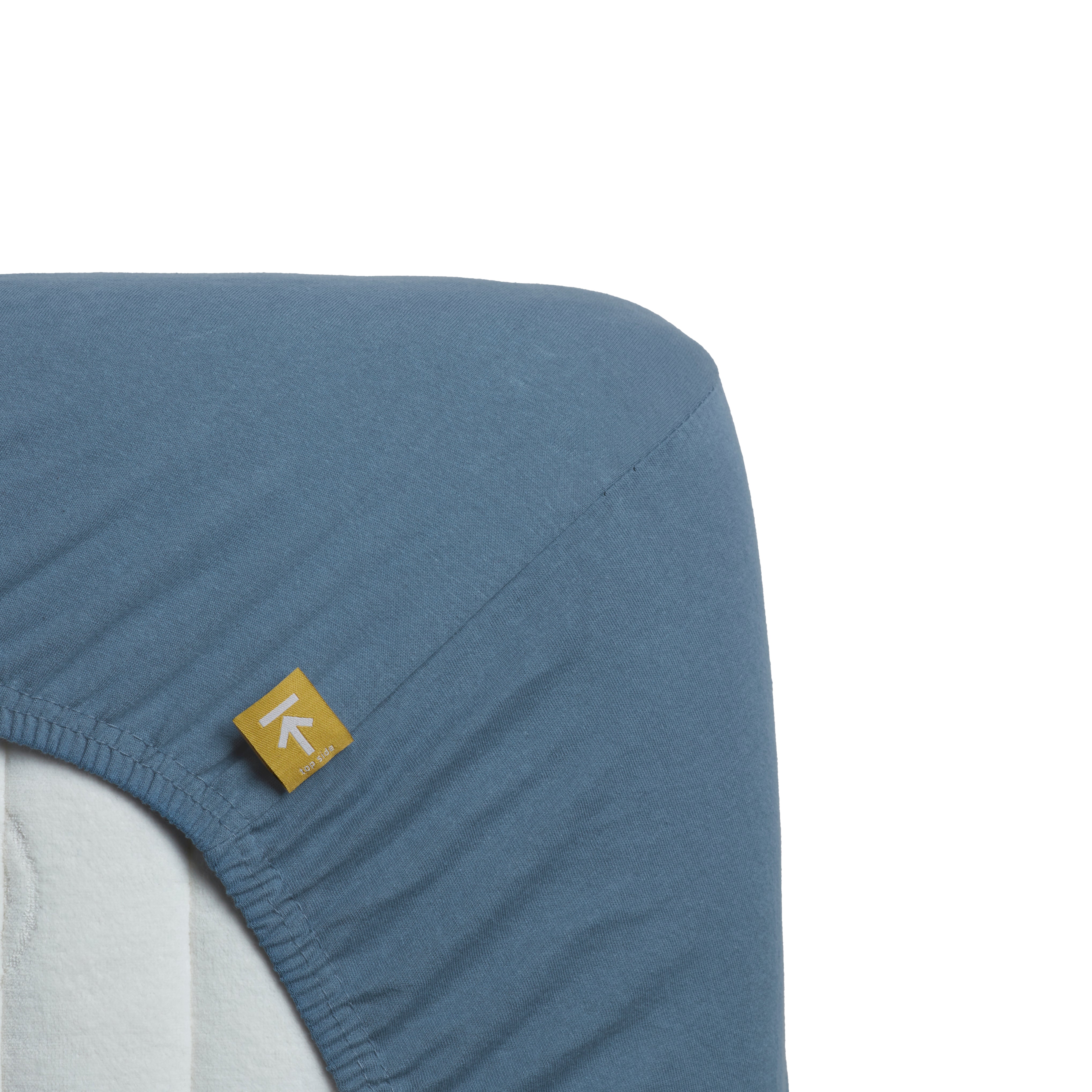 Beddinghouse topper hoeslaken jersey Blauw #maat_90 x 200/220 cm