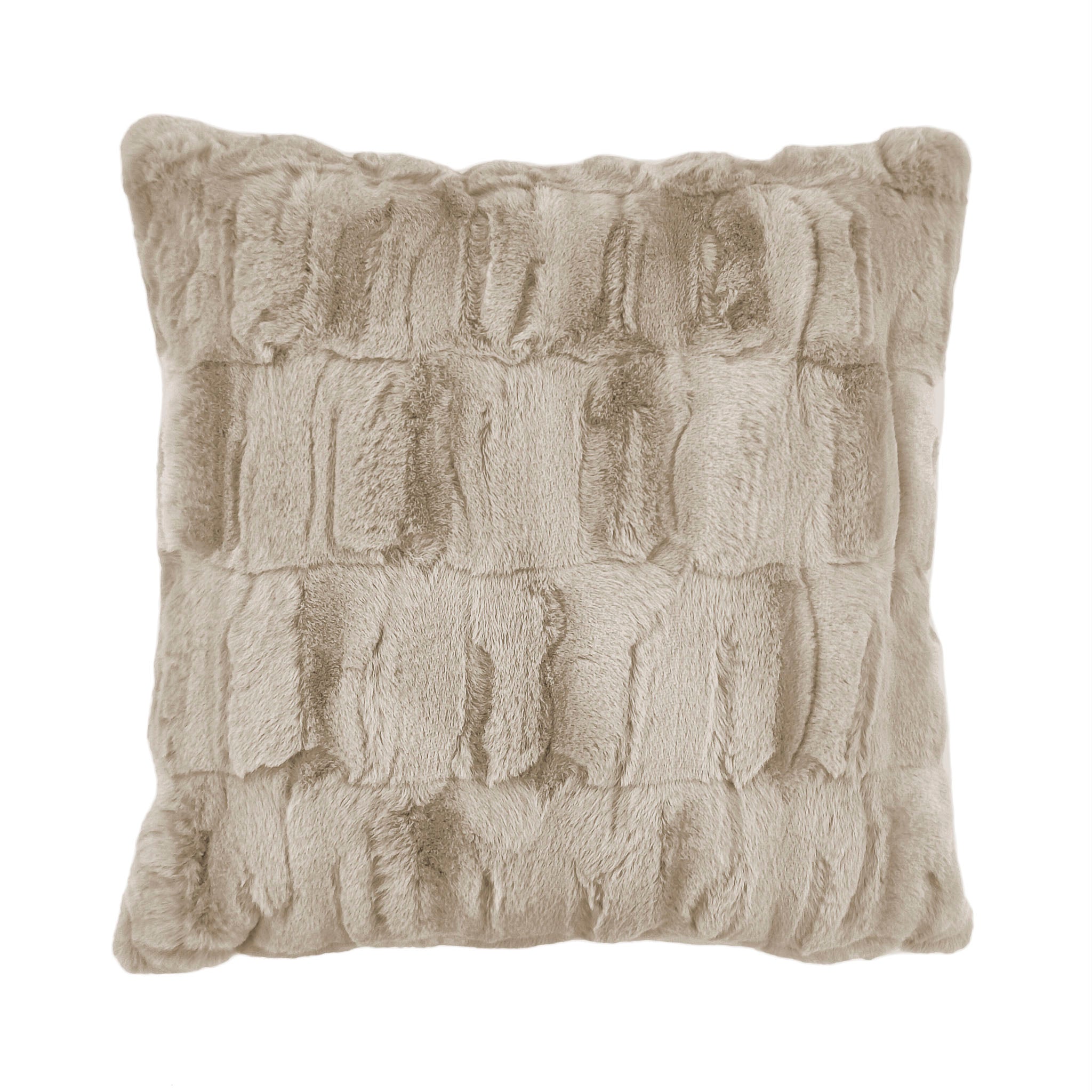 Heckettlane sierkussen Delphi Plaza taupe imitatiebont