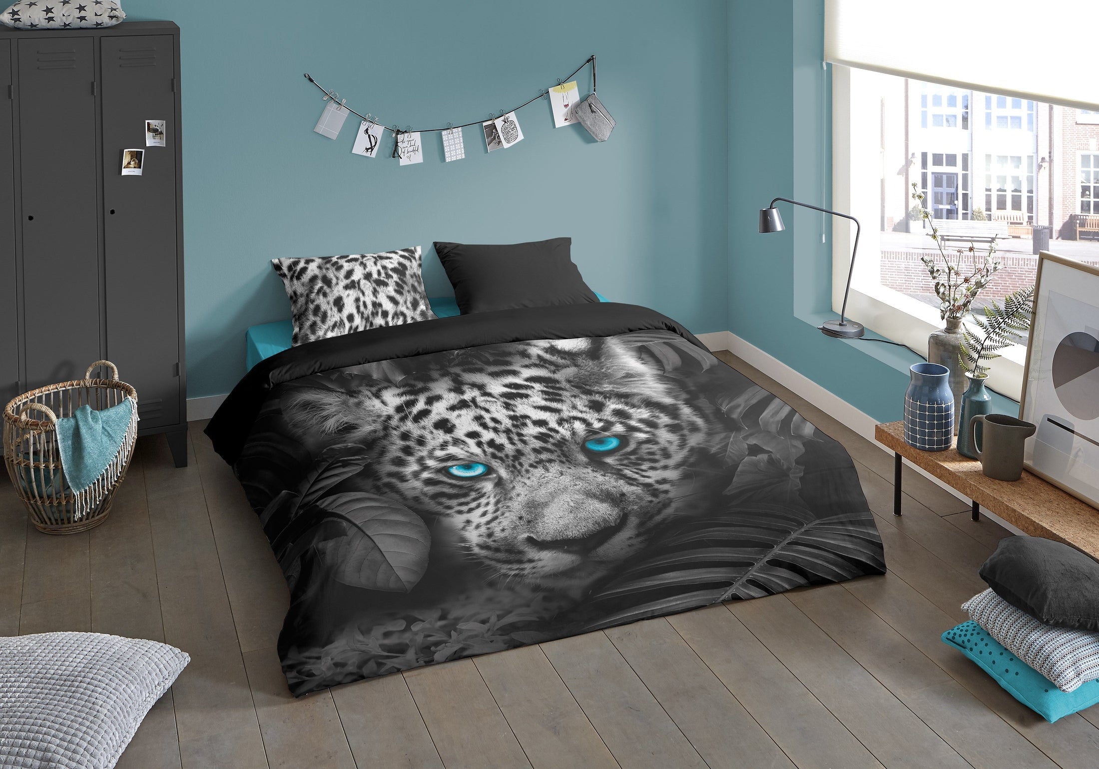 Pure Dekbedovertrek Microfiber Blue Eyes - Anthracite