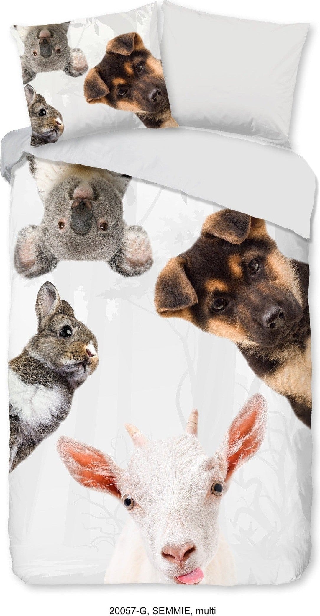 Good Morning Dekbedovertrek Katoen Semmie Multi