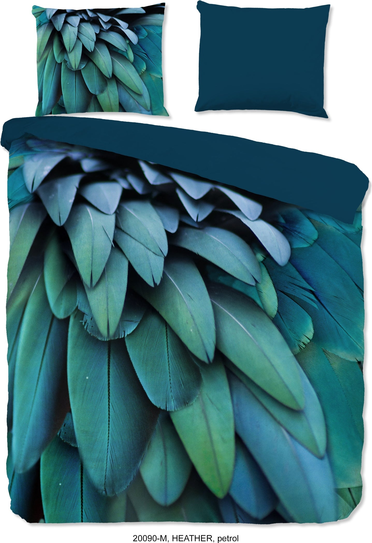 Pure Dekbedovertrek Microfiber Heather - Petrol