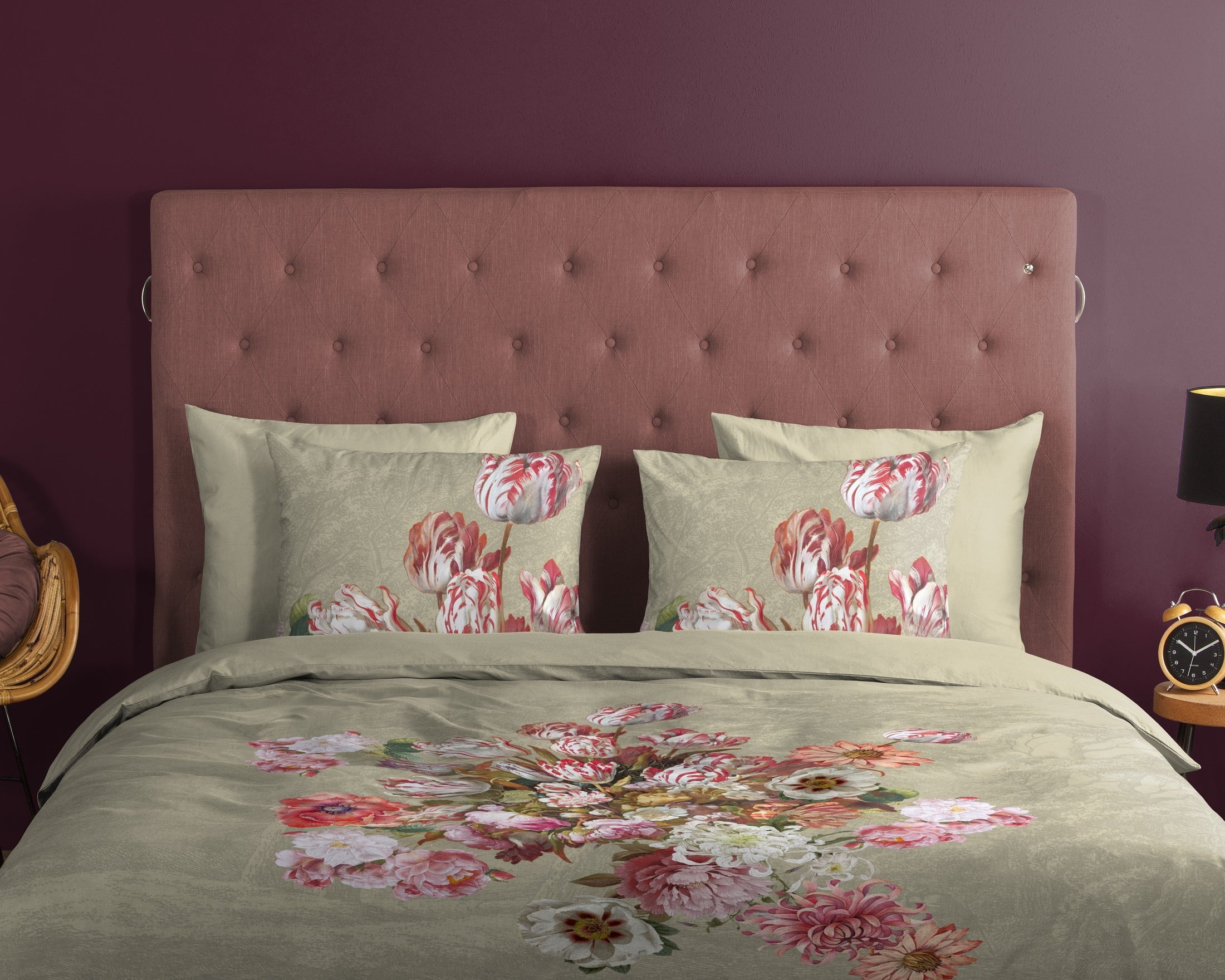 Good Morning Dekbedovertrek Katoen Miran - Sand