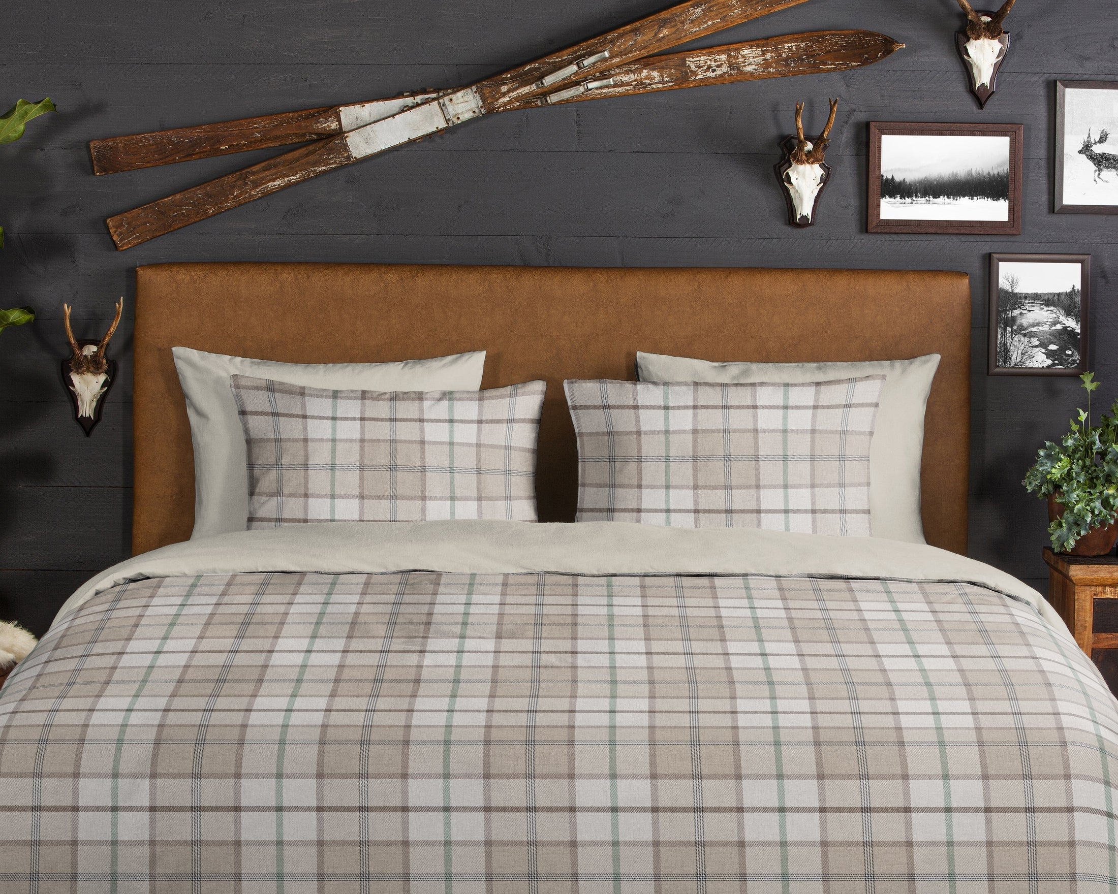 Good Morning Dekbedovertrek Flanel Bernardus - Sand