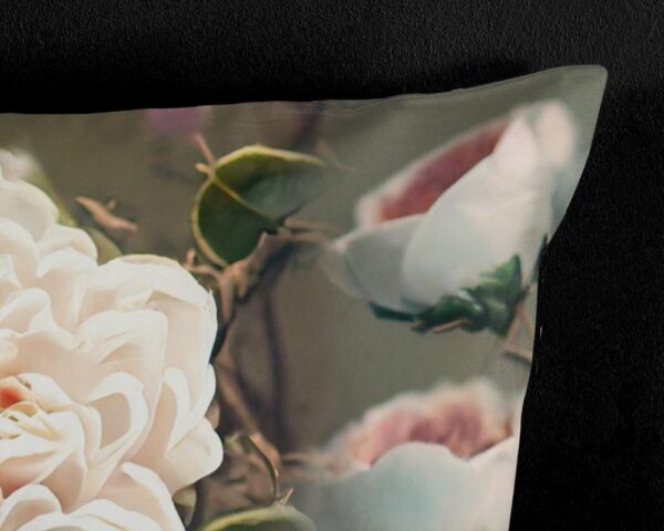 Pure Dekbedovertrek Microfiber White Roses - Green