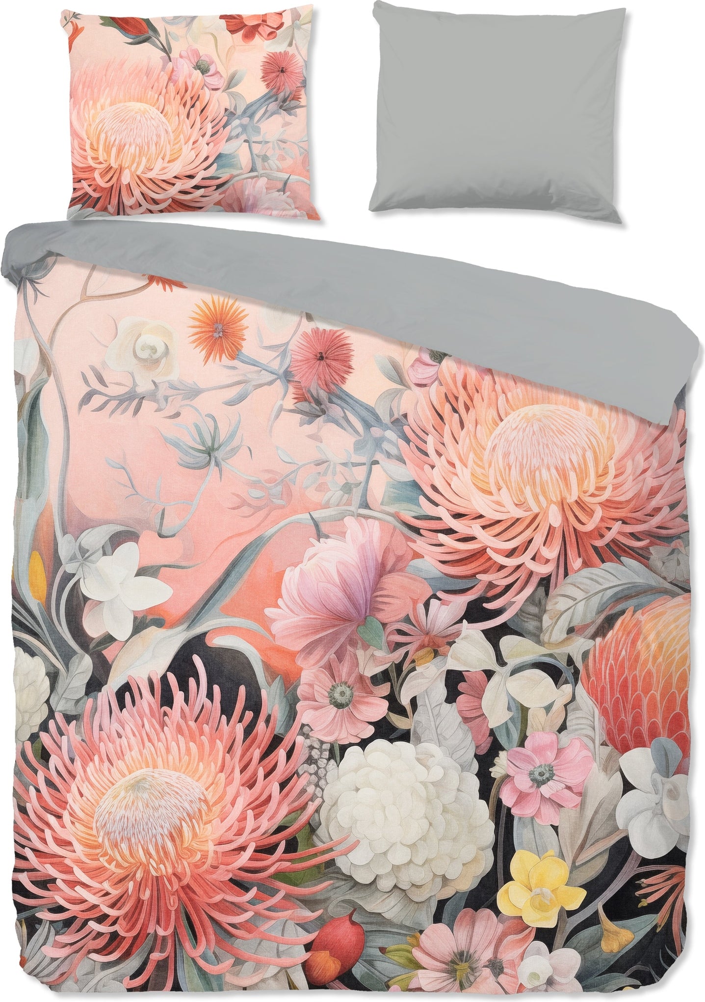 Good Morning Dekbedovertrek Katoen Delphne - Peach