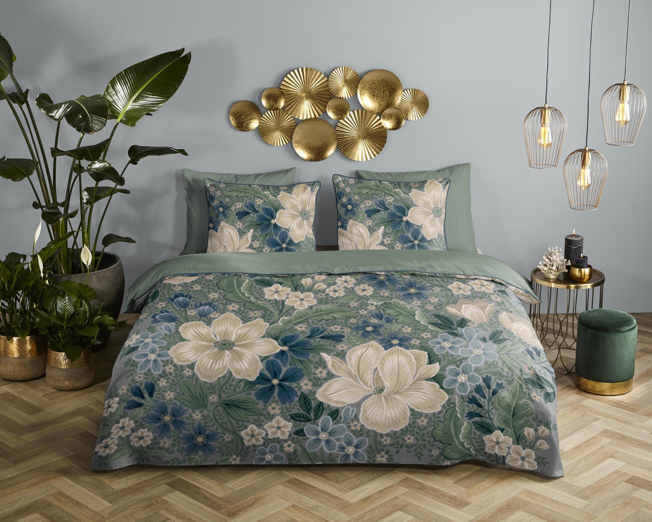 Descanso Dekbedovertrek Satijn Alessia - Multi