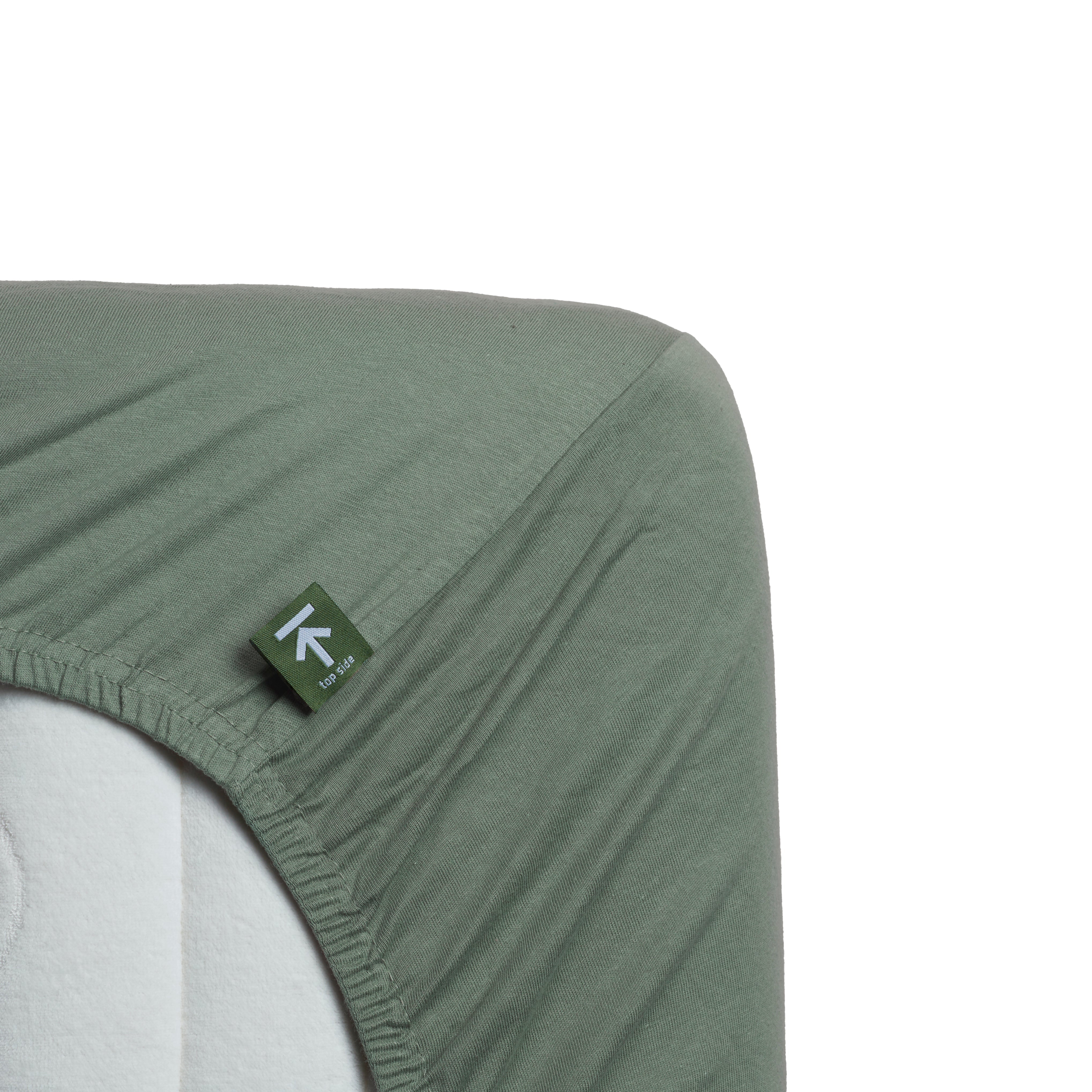 Beddinghouse split topper hoeslaken jersey Groen #maat_180 x 200/220 cm
