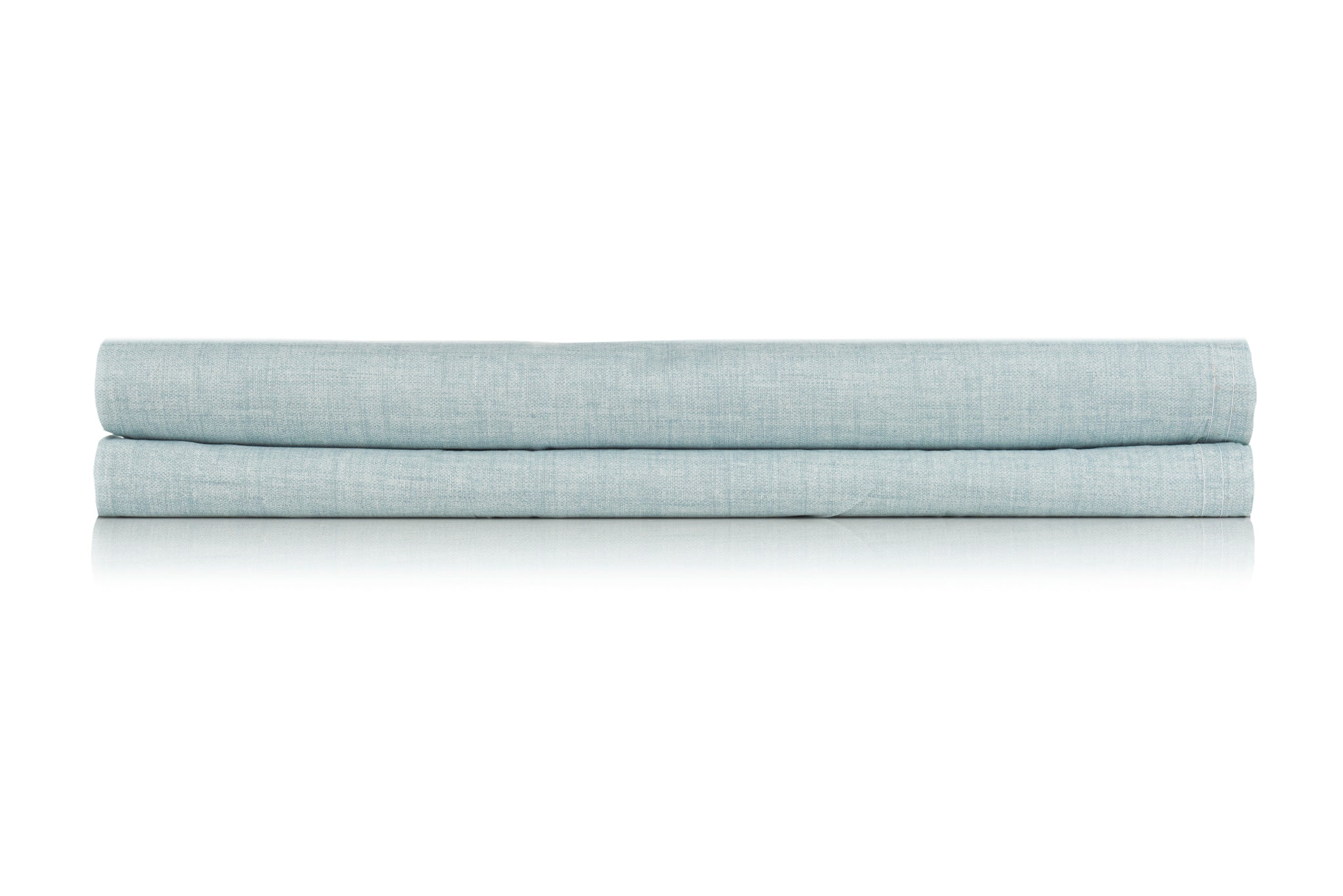 Zo Home topper hoeslaken Lino Mint Green katoen