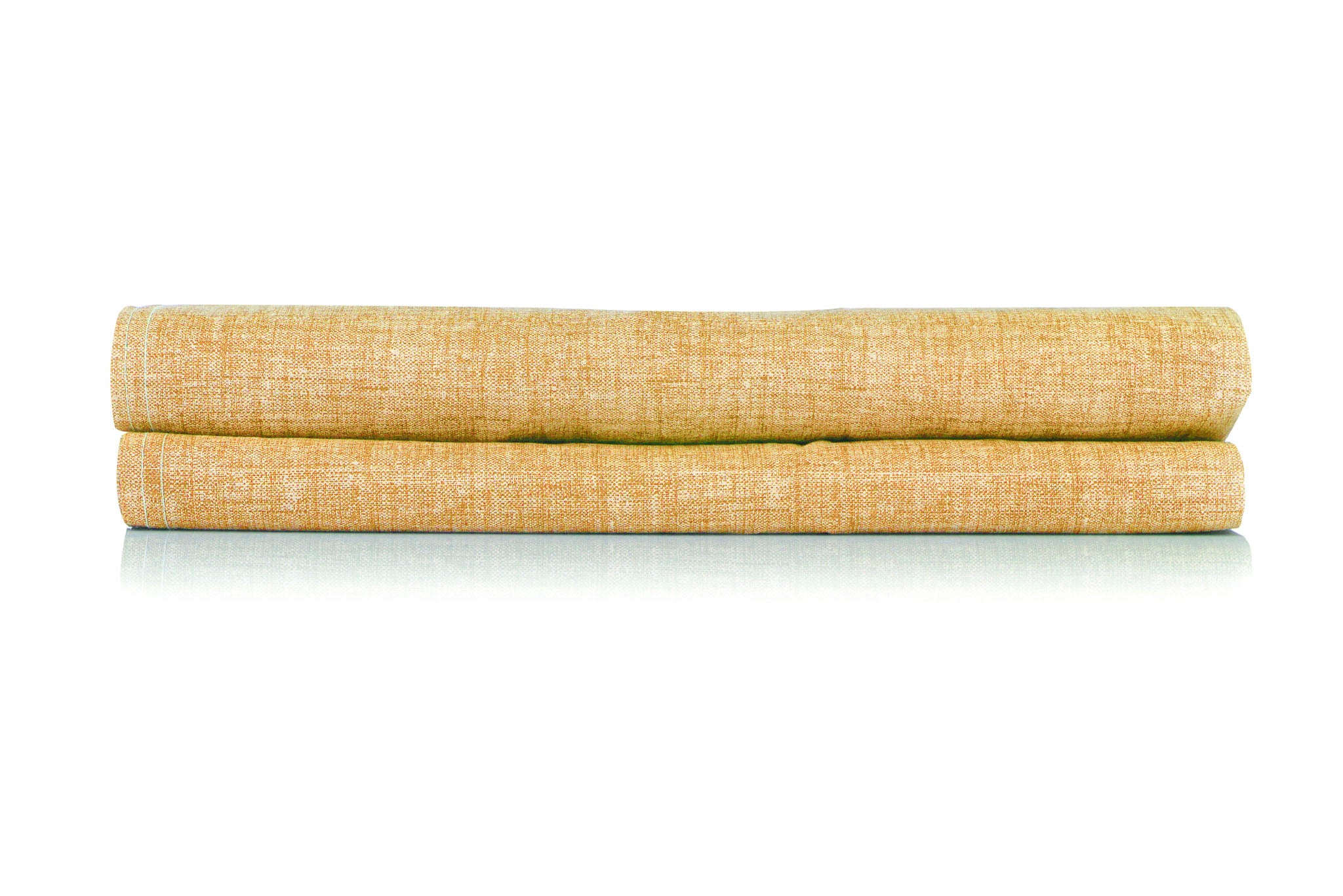 Zo Home hoeslaken Lino Ochre Yellow katoen