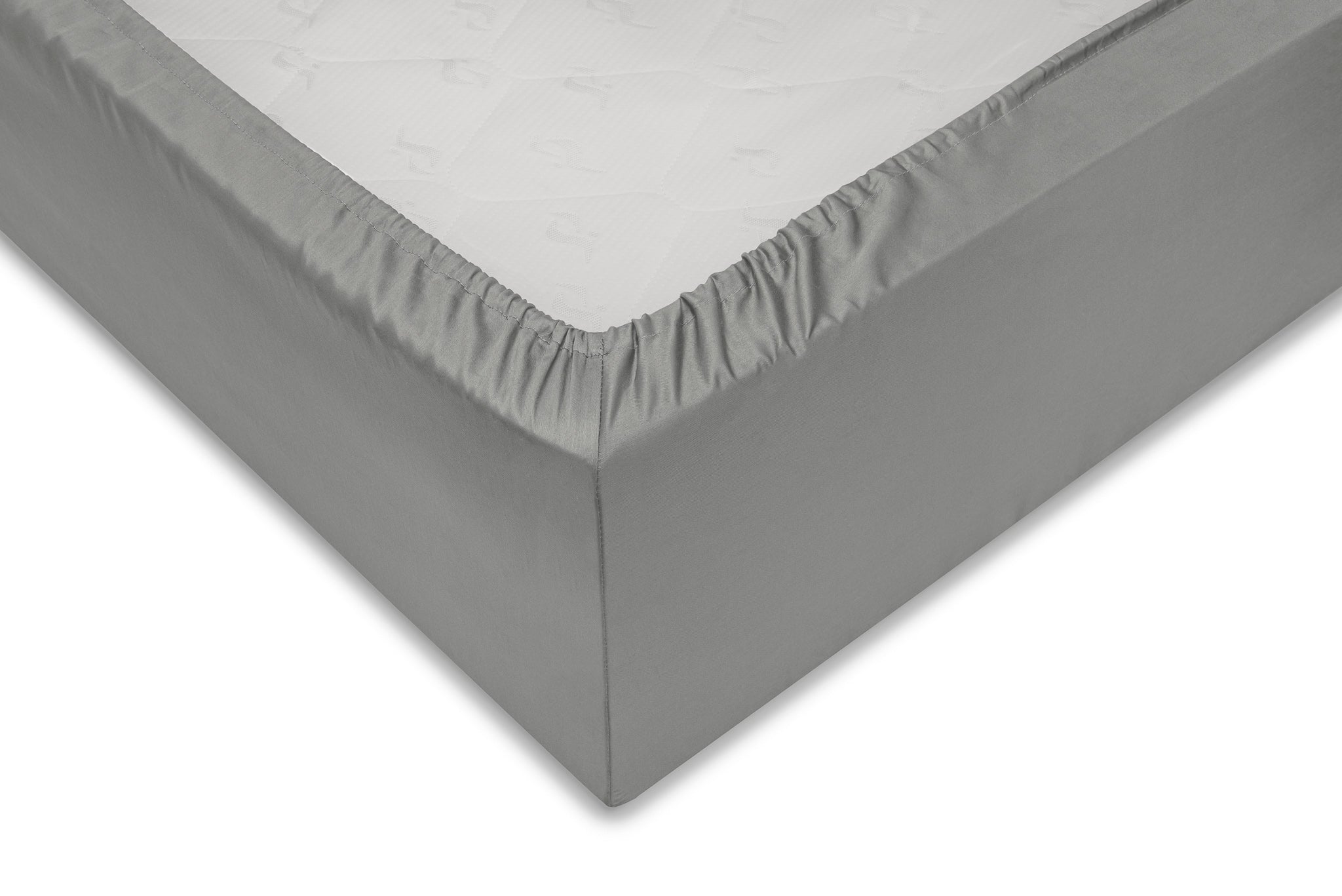 Zo Home hoeslaken Satinado Iron Grey satijn
