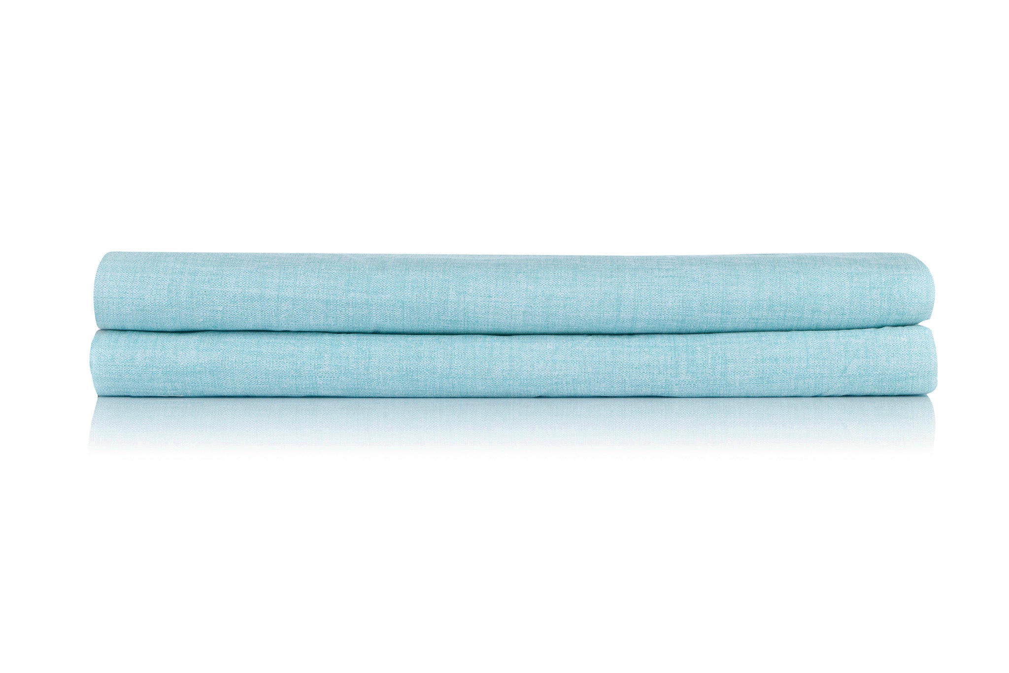 Zo Home hoeslaken Lino Topaz Blue katoen