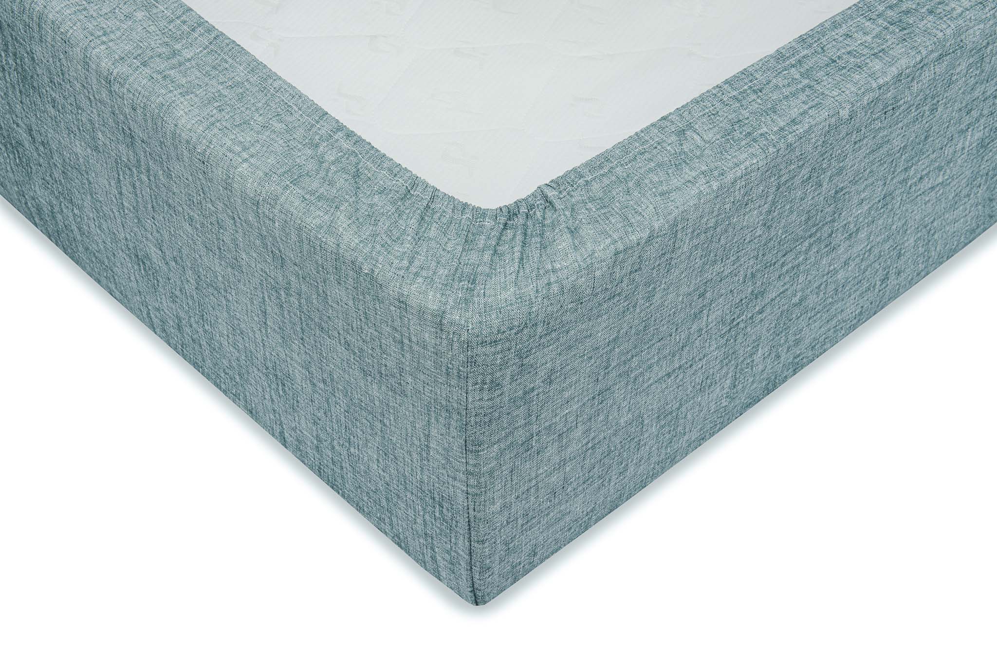Zo Home hoeslaken Lino Emerald Green katoen