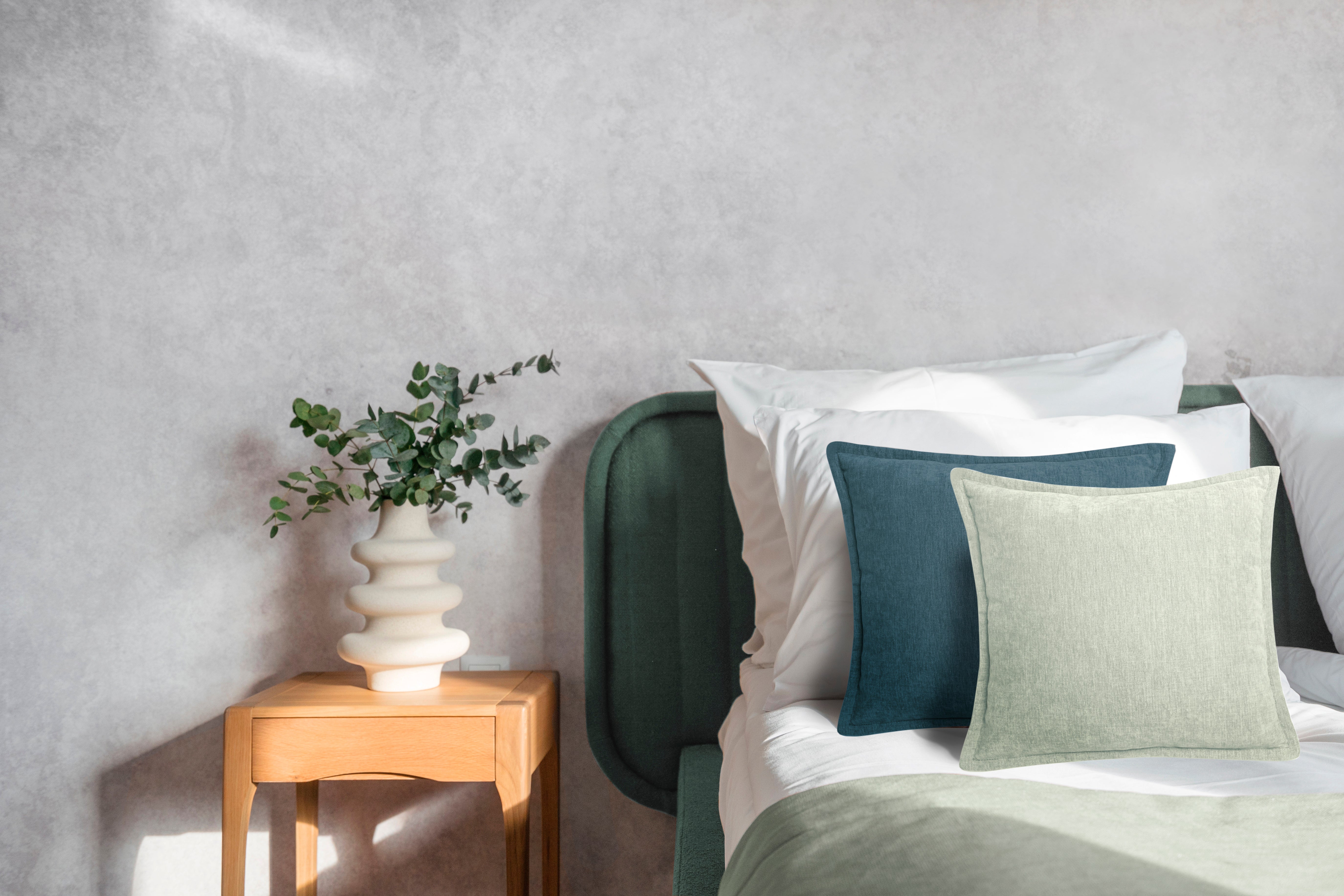 Heckettlane sierkussen Vieux Laurel Green polyester