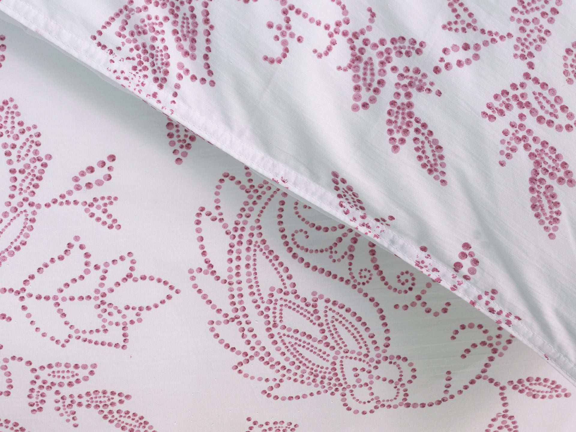 Zo Home dekbedovertrek Indiano Lilac Pink katoen percale