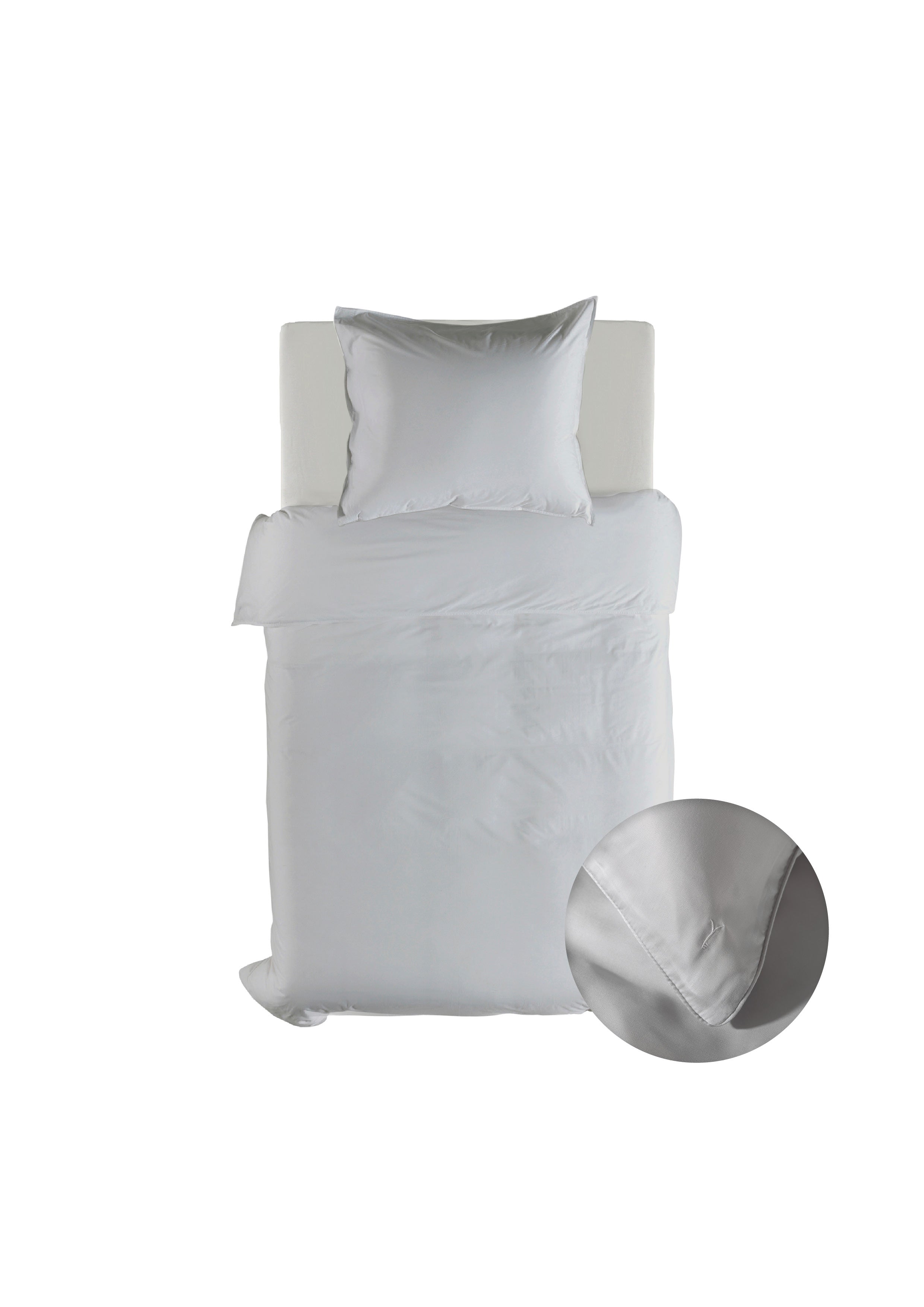 Yellow dekbedovertrek Suite New York Vaporous Grey lyocell