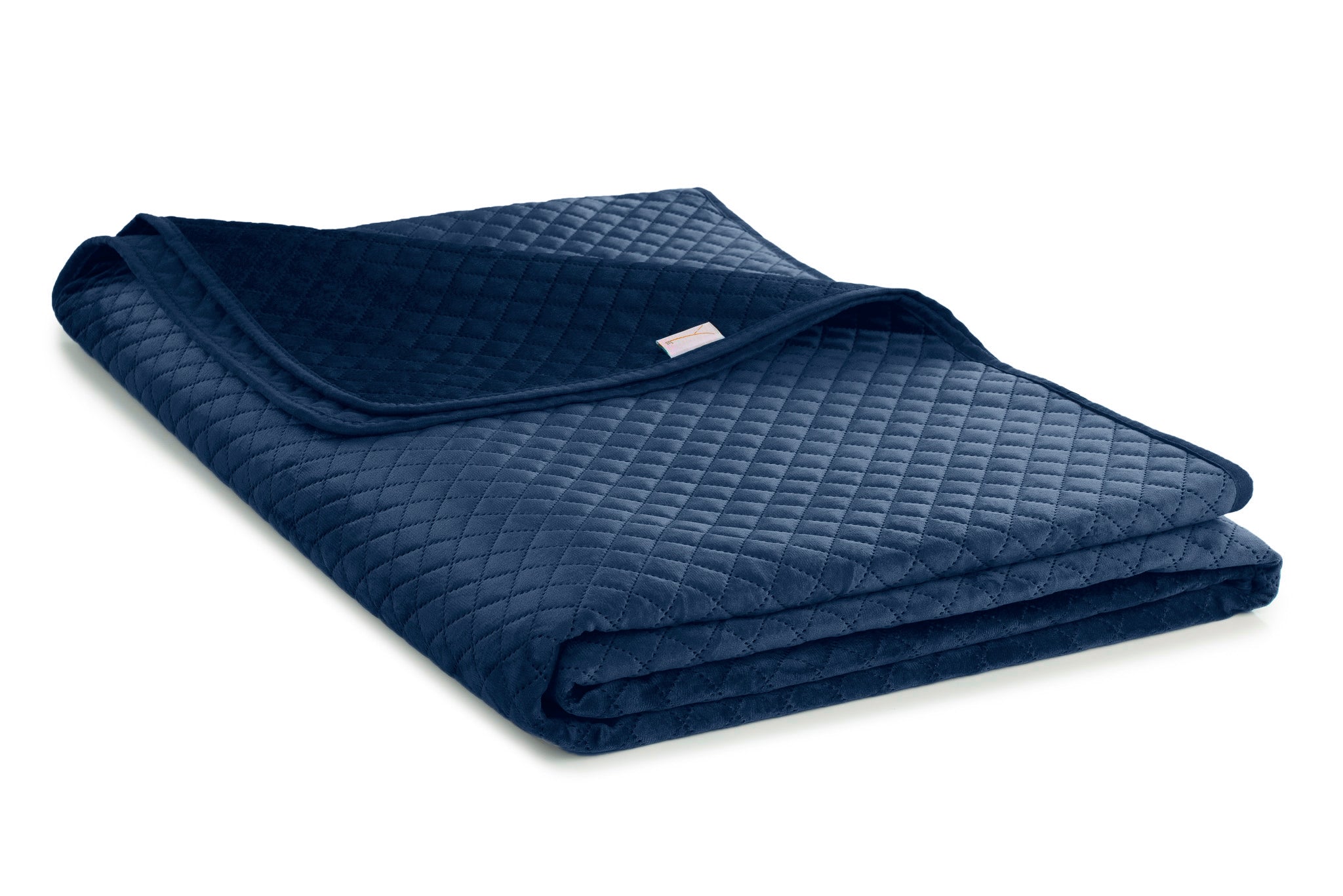 Yellow bedsprei Victoria Navy Blue polyester